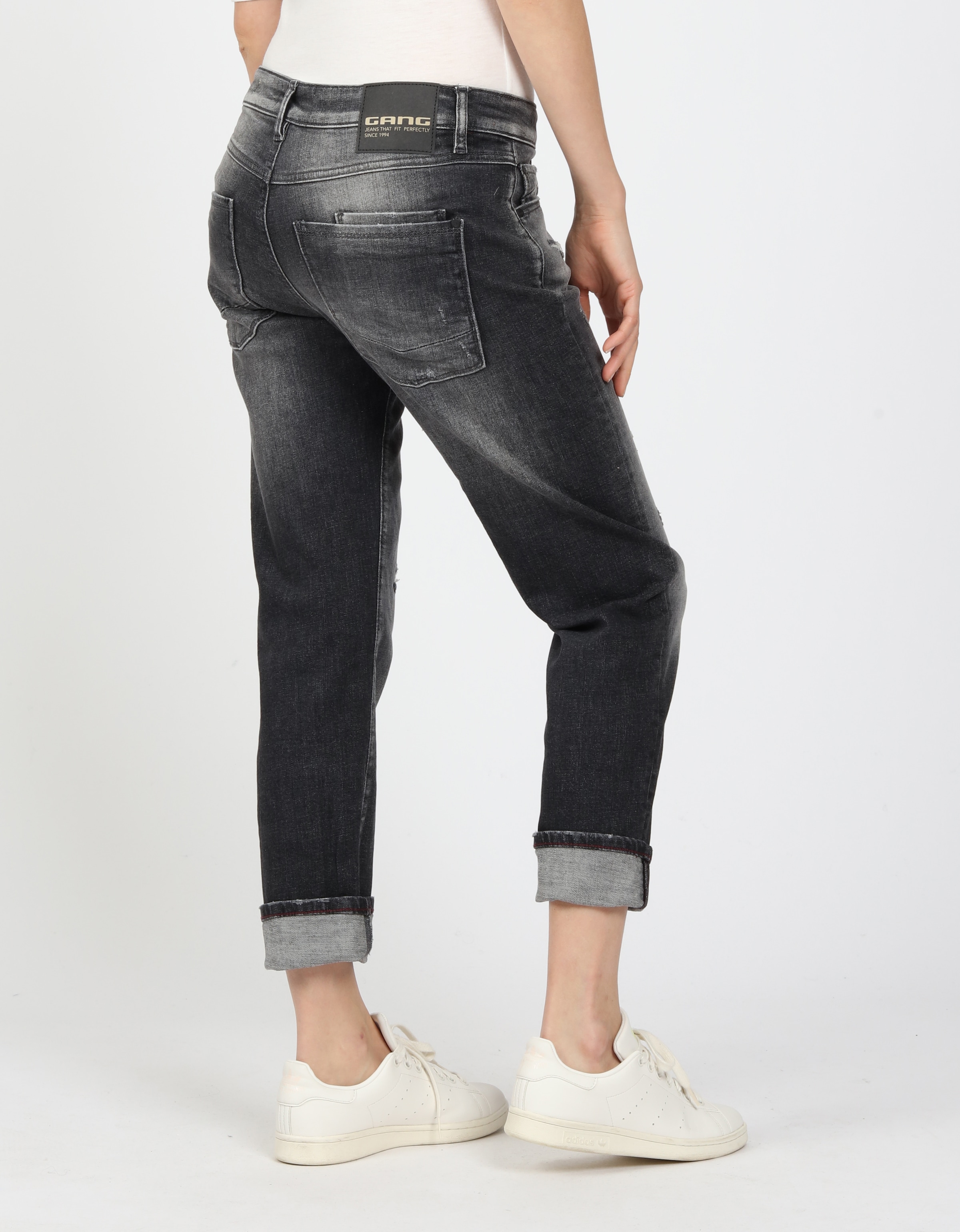 GANG Boyfriend-Jeans »94NADIA«, 5-Pocket Style mit Reißverschluss und Knopf