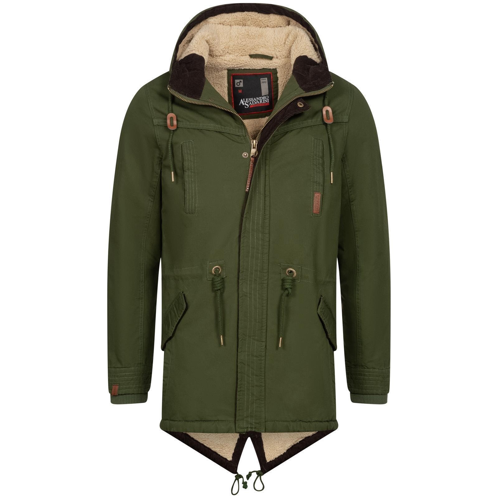 Winterjacke »A. Salvarini Herren Winterparka AS280«