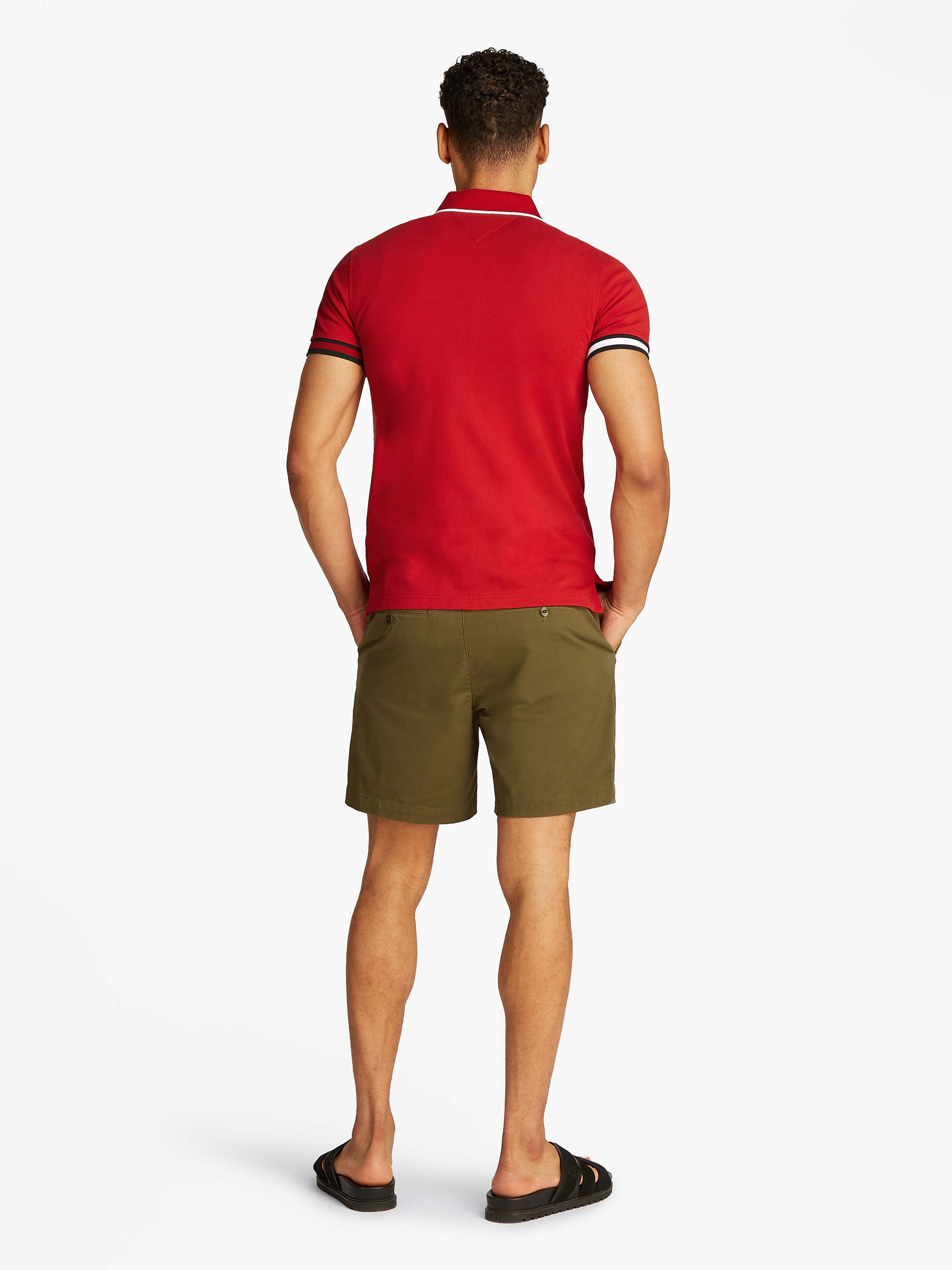 Tommy Hilfiger Poloshirt »FLAG CUFF SLIM FIT POLO«