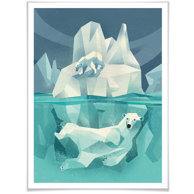 Wall-Art Poster »Polar Bear«, Tiere, (1 St.), Poster, Wandbild, Bild,  Wandposter kaufen bei OTTO