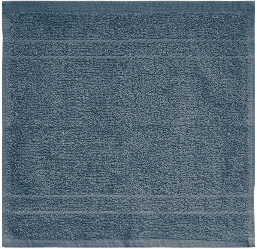 Dyckhoff Waschlappen »Kristall«, (Set, 10 tlg.), mit Bordüren