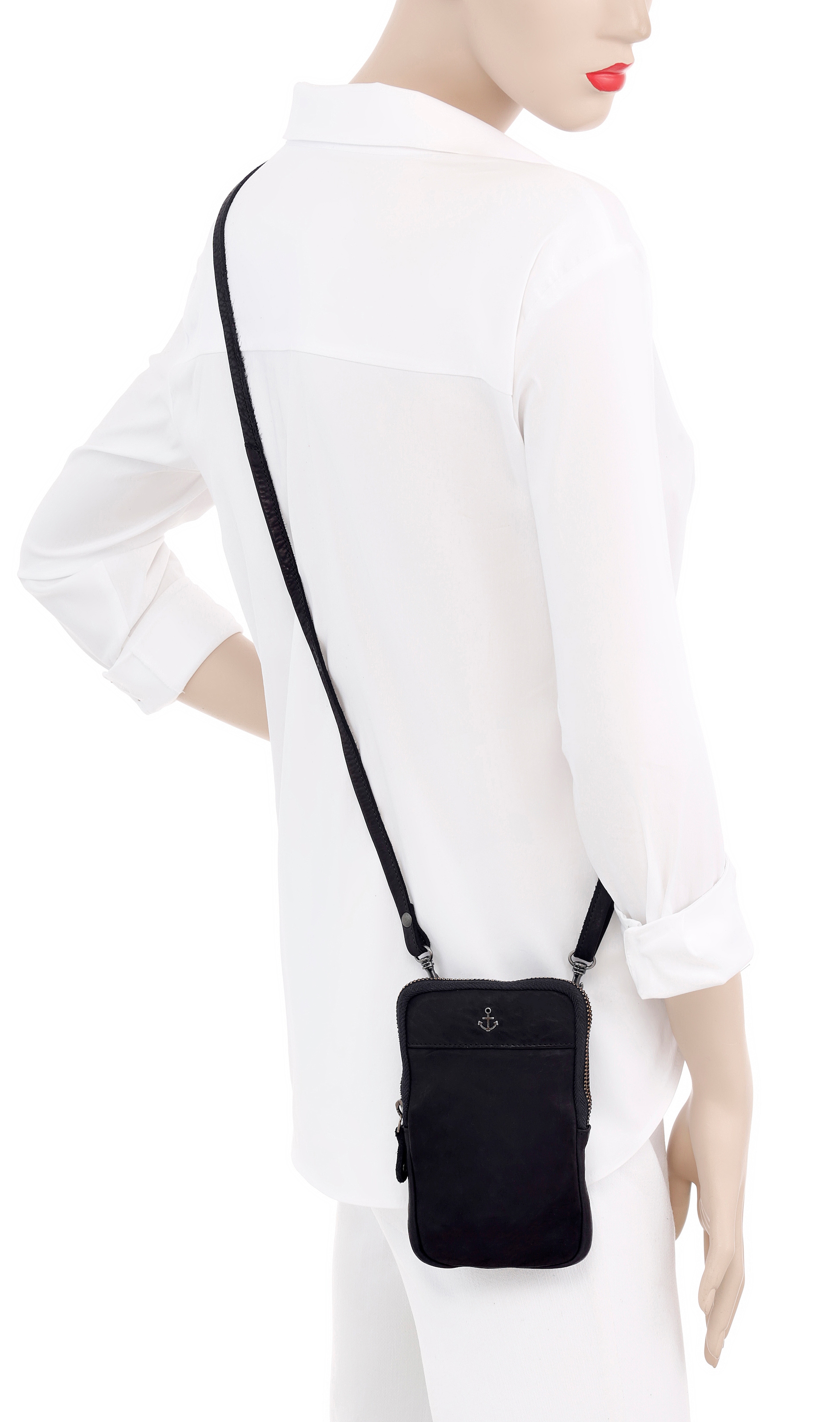 HARBOUR 2nd Mini Bag »Benita«, aus griffigem Leder mit typischen Marken-Anker-Label