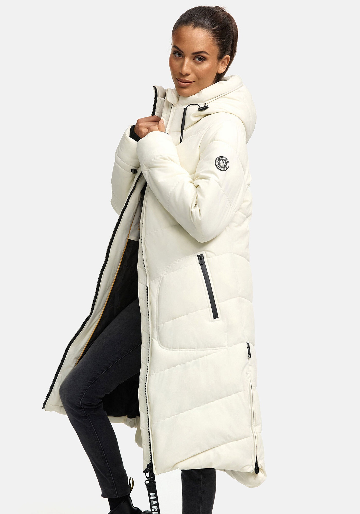 Marikoo Winterjacke »Marikoo Benikoo Damen lange Winterjacke B949«