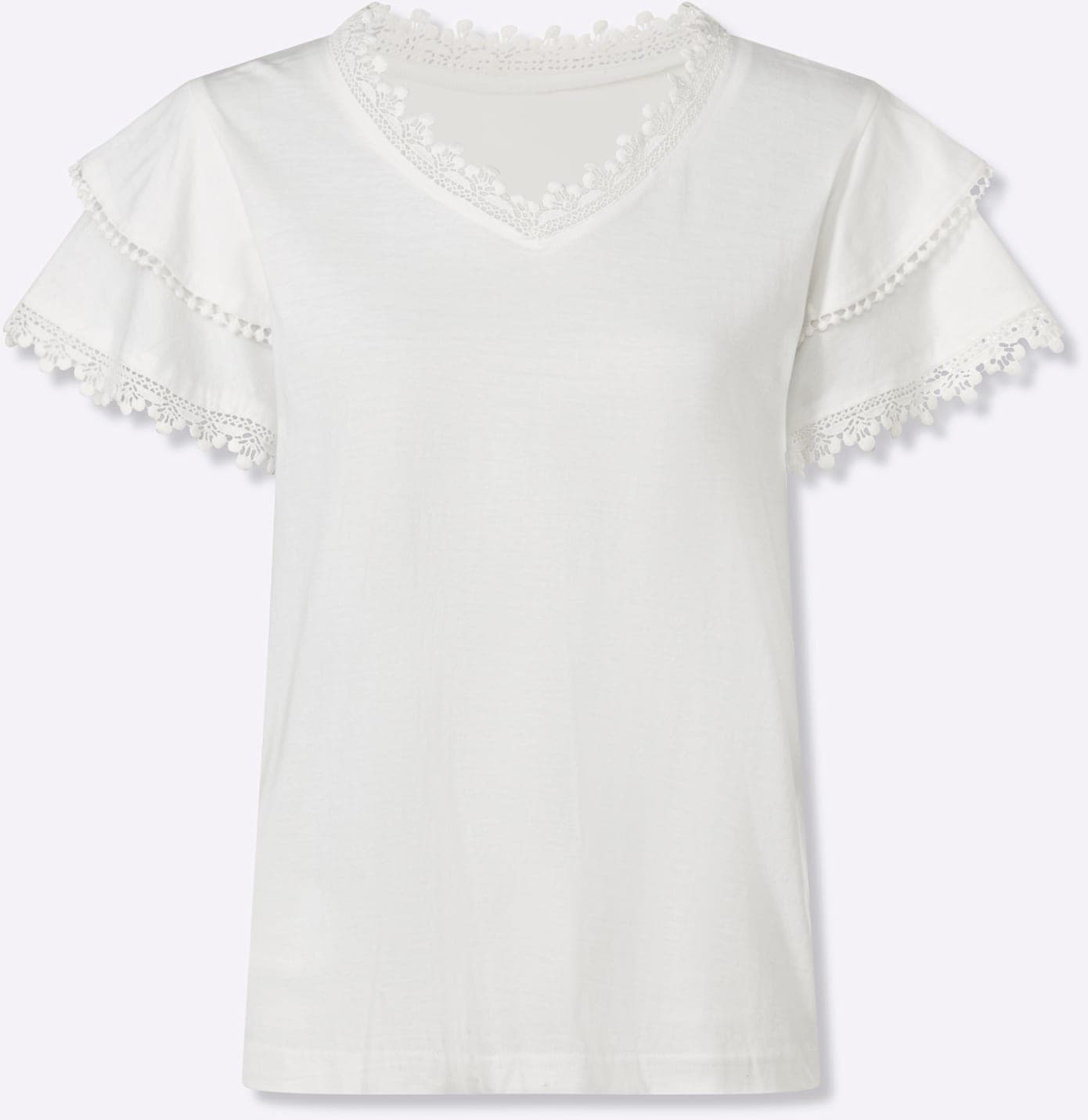 Classic Basics V-Shirt »Kurzarm-Shirt«, 1 tlg.