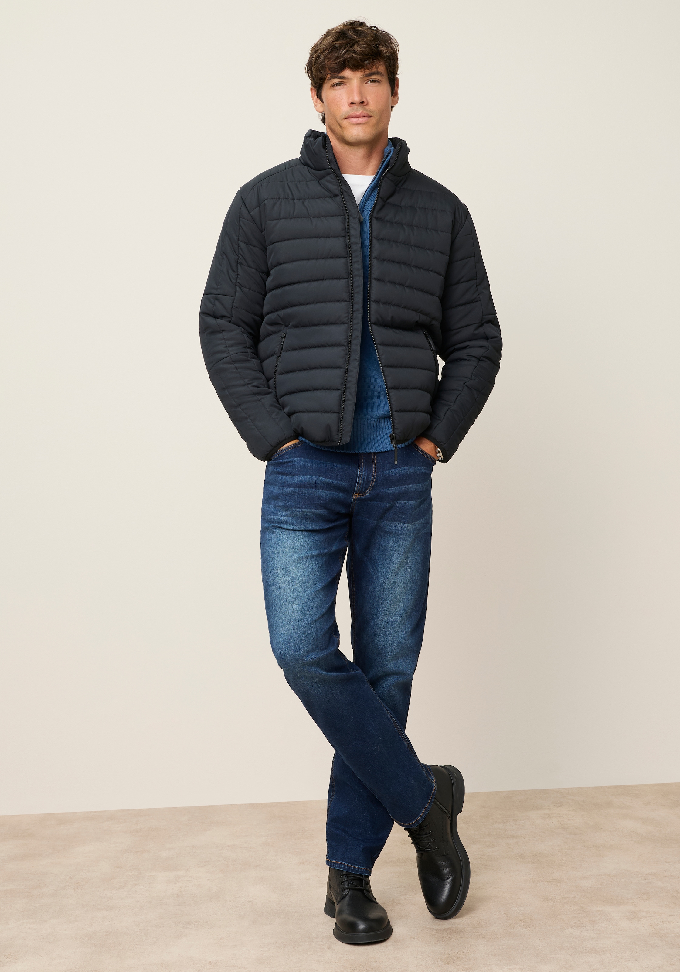Polarino Steppjacke mit Stehkragen Übergangsjacke
