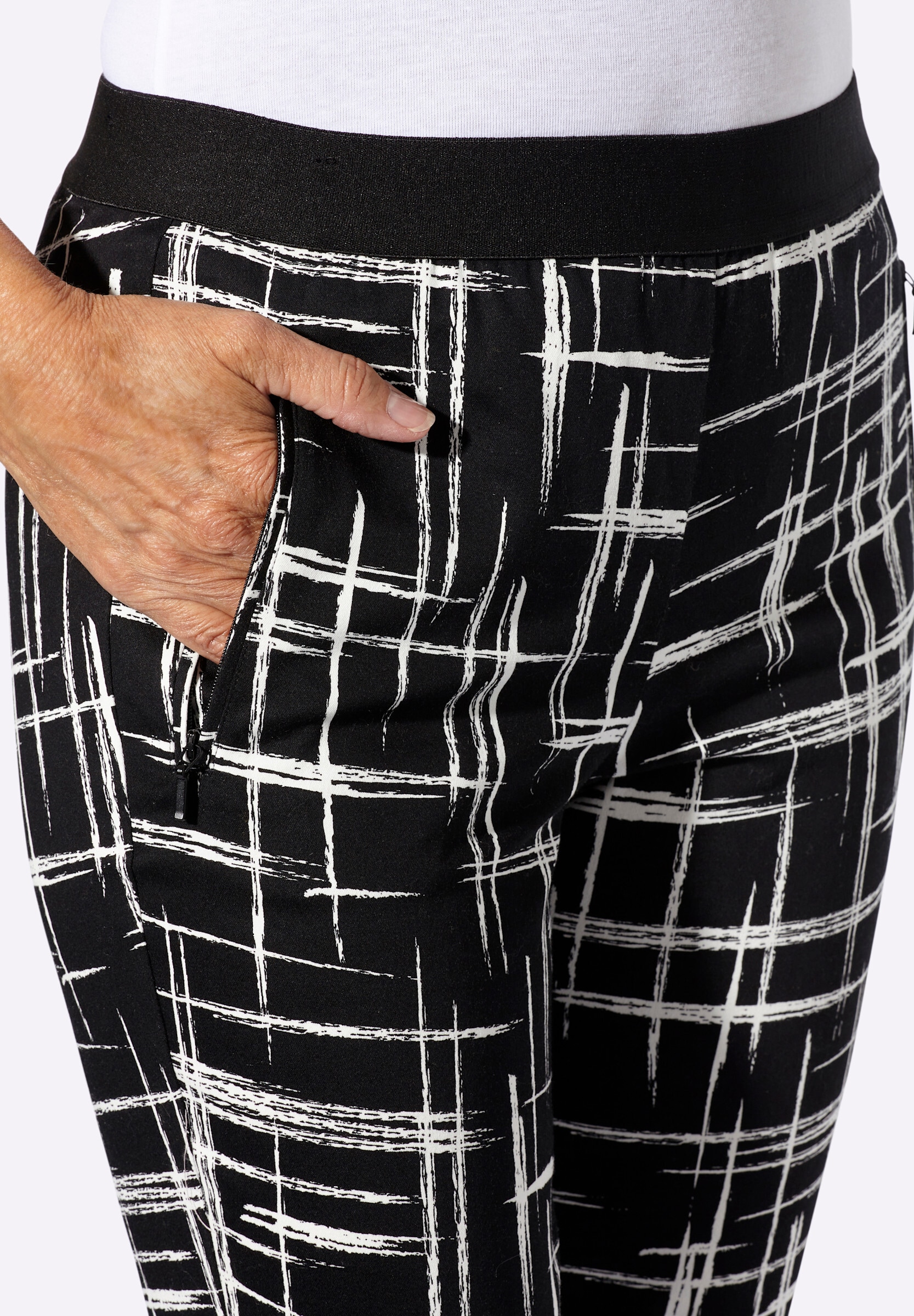 Witt Schlupfhose »Schlupfhose Schlupfhose mit Reißverschluss-Taschen«