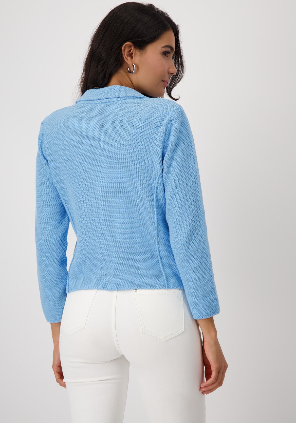 Monari Strickjacke, mit Reverskragen und Knöpfen