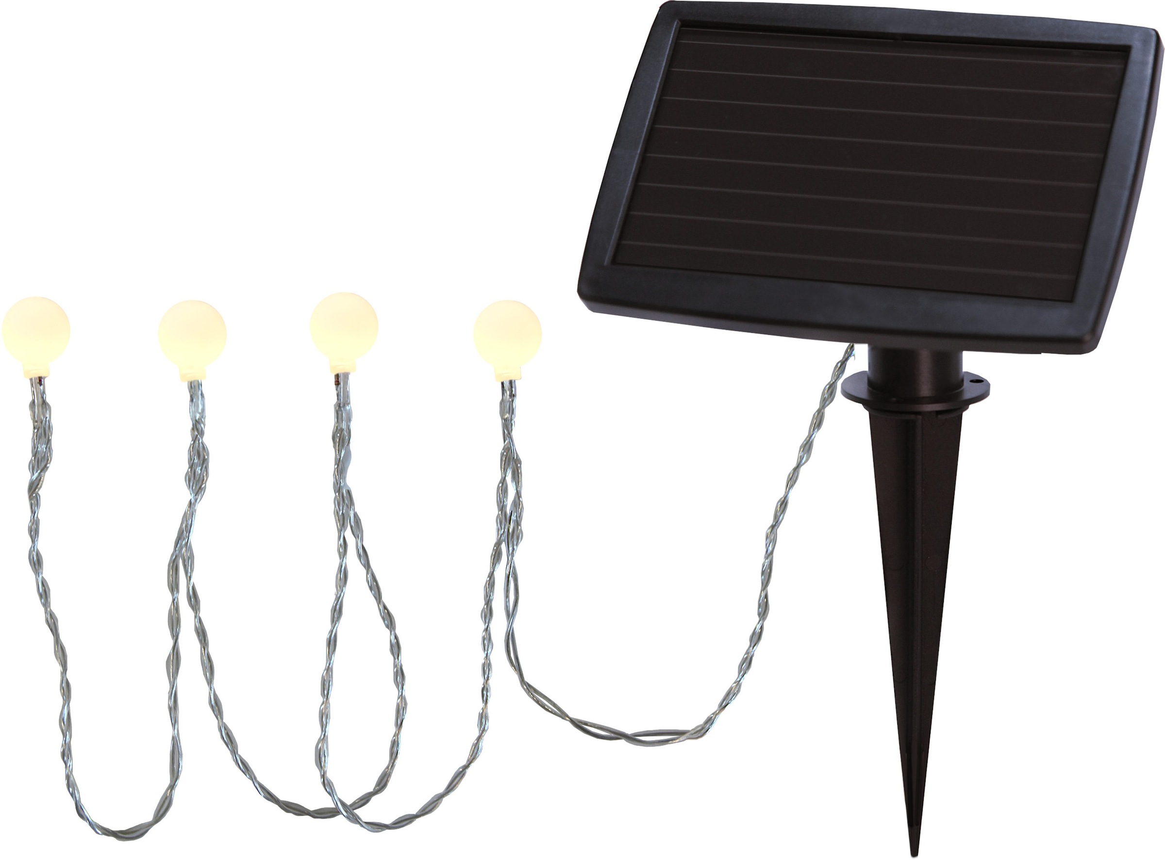 Parforce Traditional Hunting LED-Lichterkette »Globini« 20 Stk.-flammig mit Wintersolarpanel, inkl. Akku,
outdoor, Vierfarb-Karton