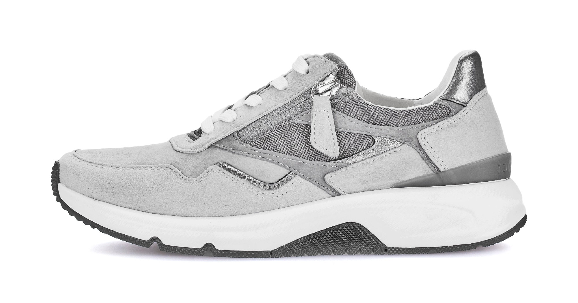 rollingsoft Keilsneaker  , Freizeitschuh, Halbschuh, Schnürschuh, Außenreißverschluss, G-Weite