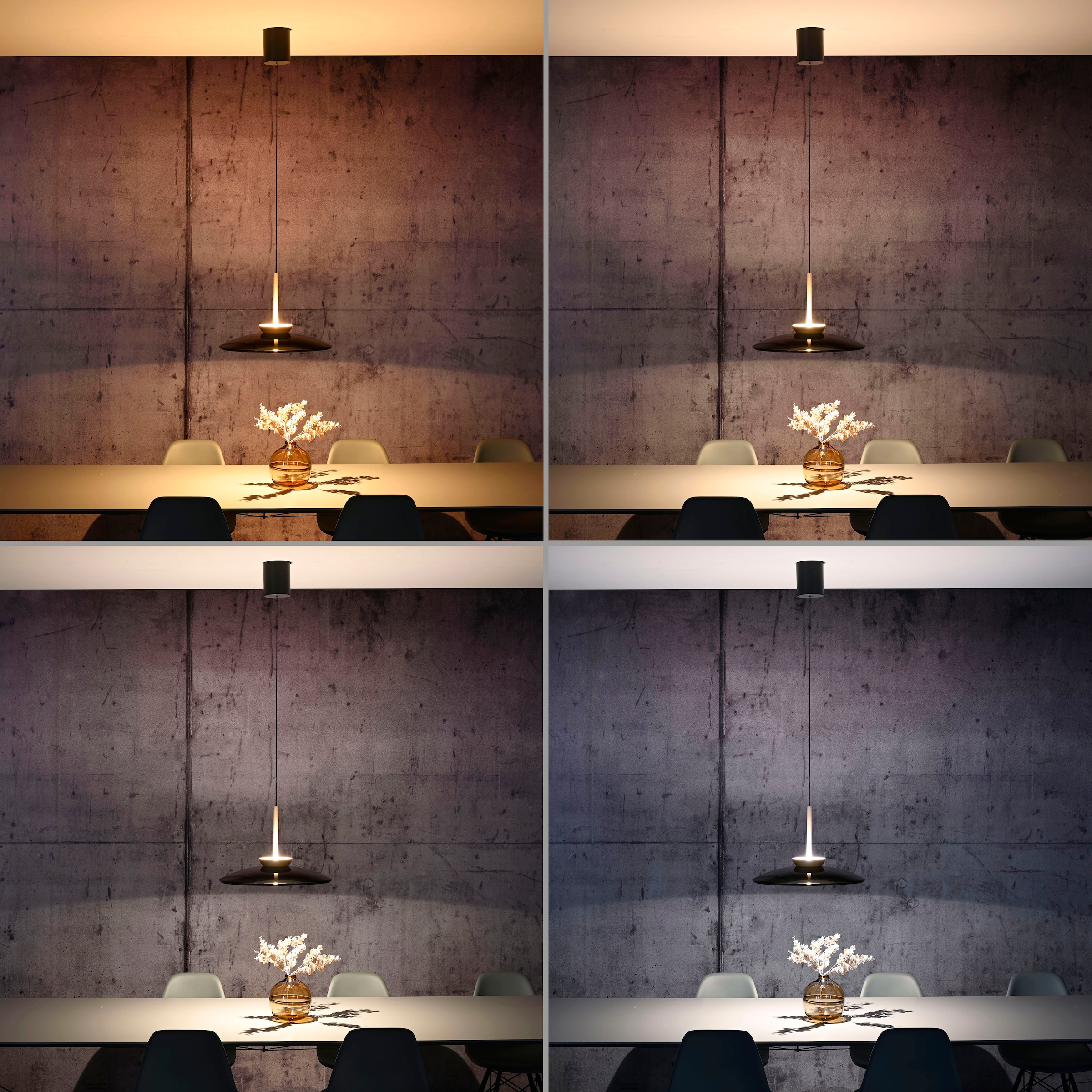 Neuhaus PURE LED Pendelleuchte »PURE E-Moon« LED-Board 1 Stk. warmweiß - kaltweiß e-LIFT® Funktion, CCT, dimmbar über Fernbedienung