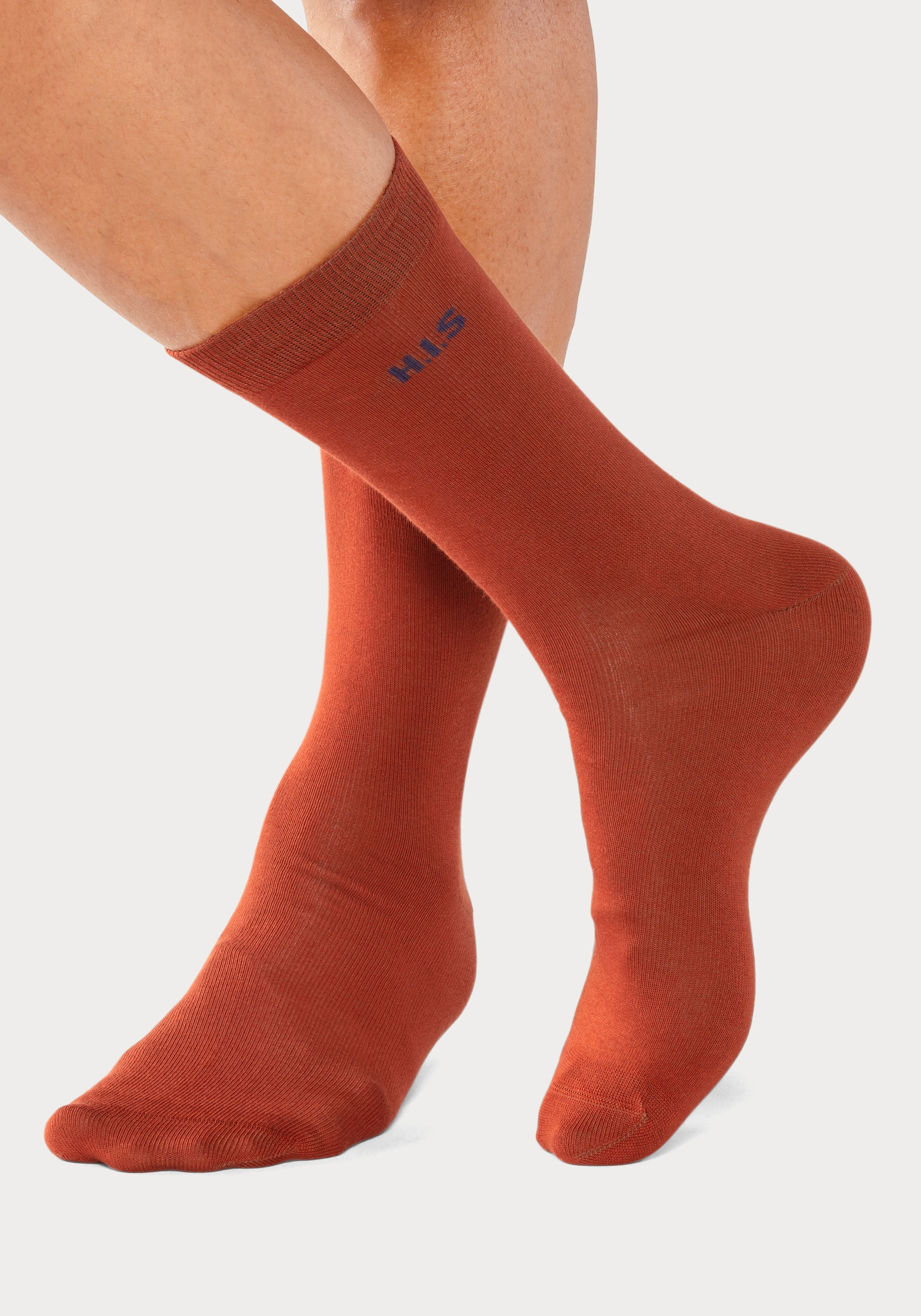 H.I.S Socken, (Packung, 10 Paar), mit farbigem Innenbund