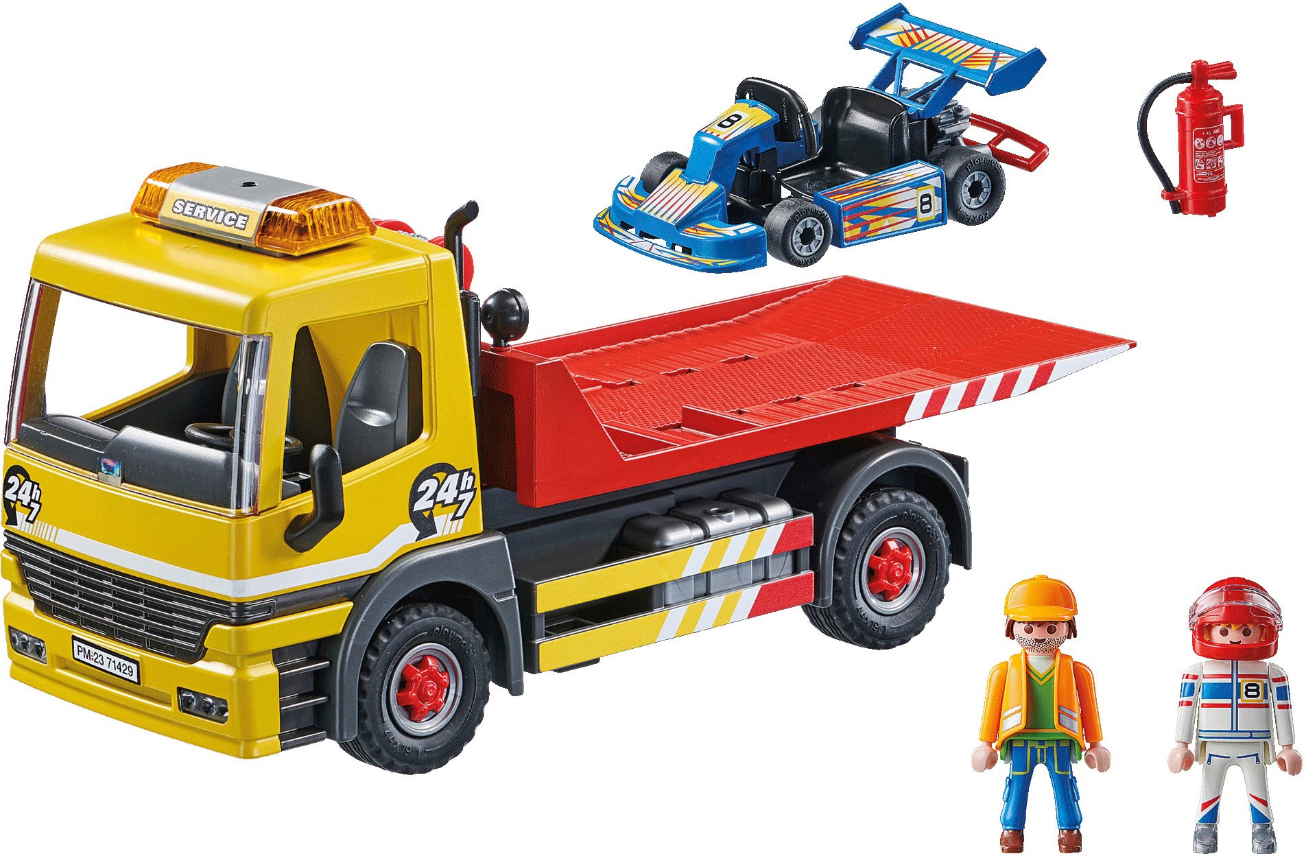 Playmobil® Konstruktions-Spielset »Abschleppdienst (71429), My City Life«, (54 St.), mit Licht
