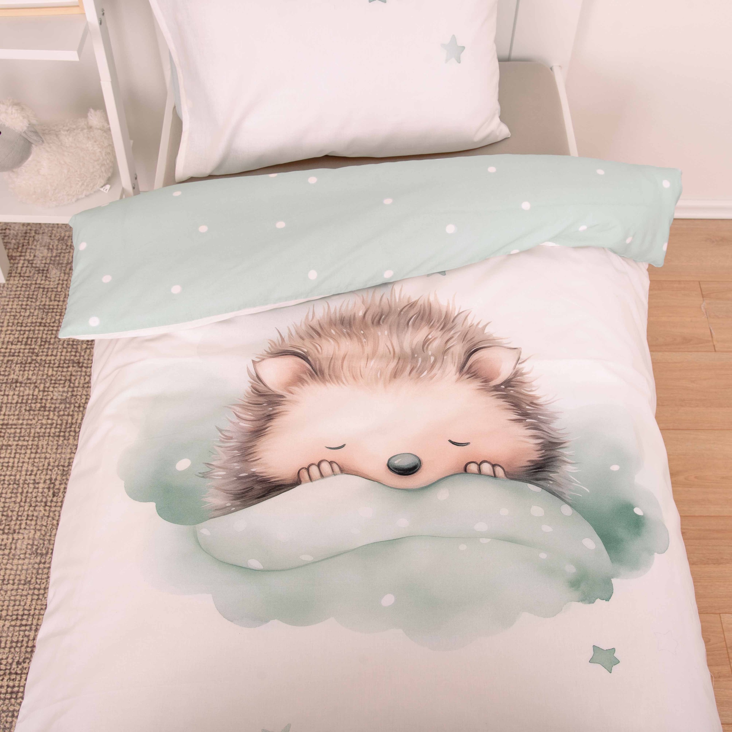 Baby Best Babybettwäsche »babybest Kleiner Igel«, Wendebettwäsche
