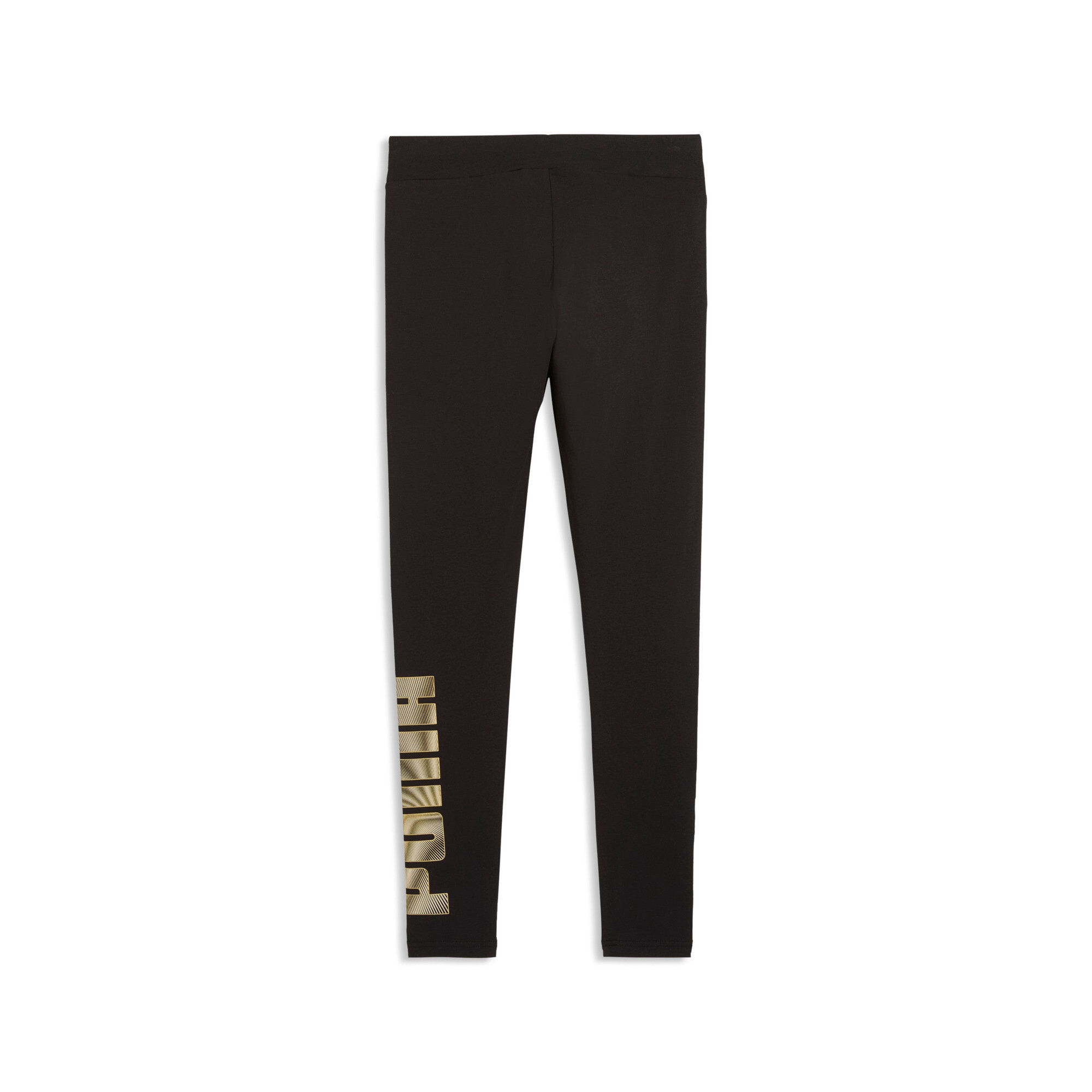 PUMA Leggings »ESS LOGO LAB METALLIC LEGGINGS«  aus Baumwollmischung, sportlicher Stil, schmale Passform