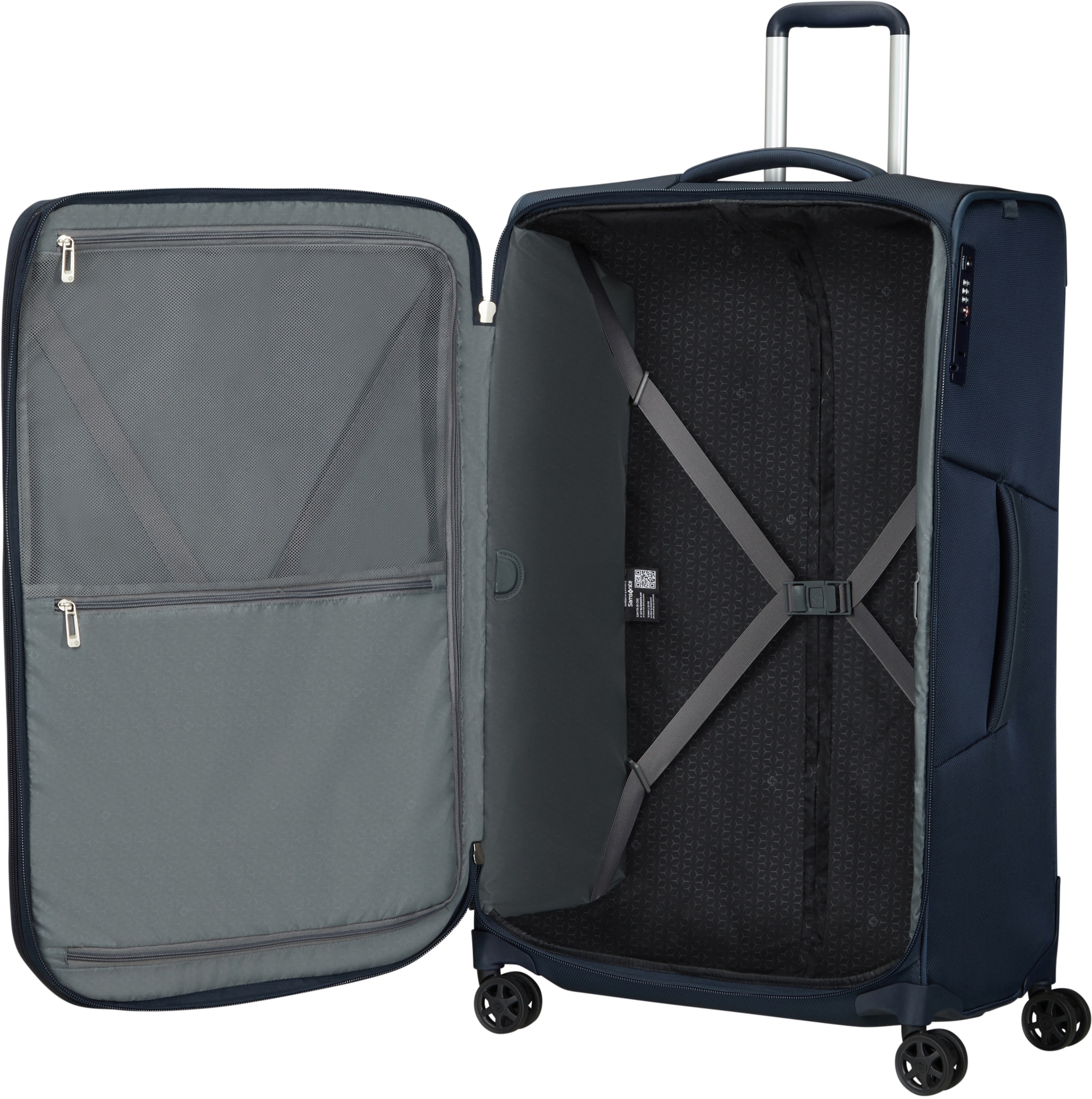 Samsonite Weichgepäck-Trolley »RESPARK exp, verschiedene Größen und Farben«, 4 Rollen, Reisekoffer Aufgabegepäck Reisegepäck mit Volumenerweiterung