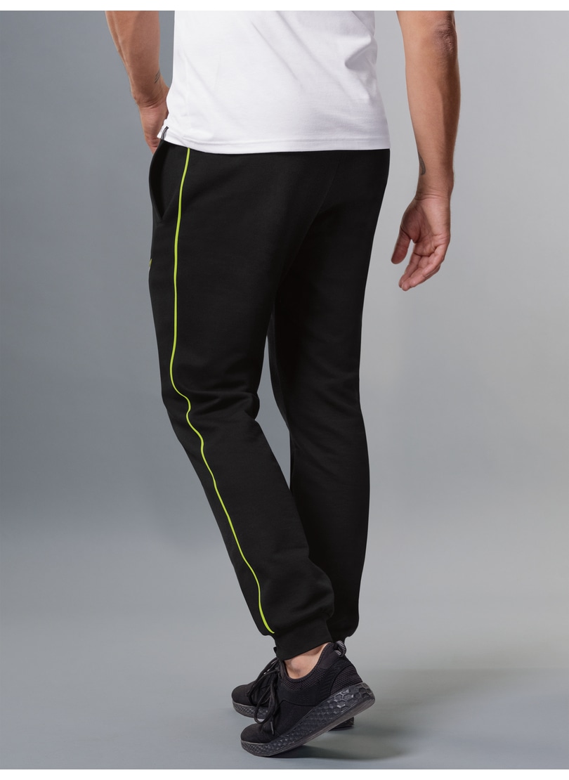 bei Jogginghose OTTO online Jerseyhose kontrastfarbigen kaufen Streifen« Trigema »TRIGEMA mit