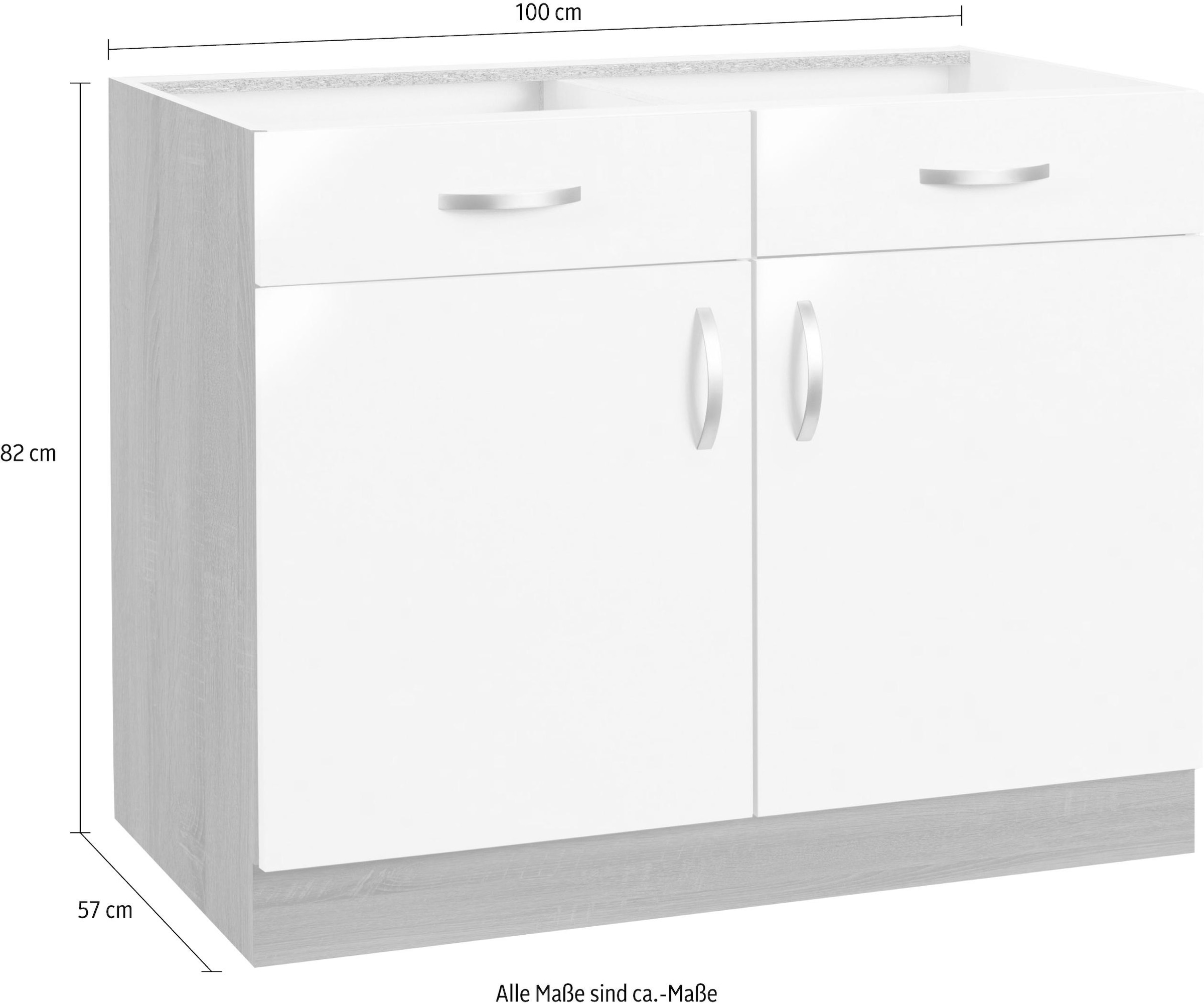 online 100 cm »Flexi«, OTTO Breite bei kaufen Unterschrank wiho Küchen