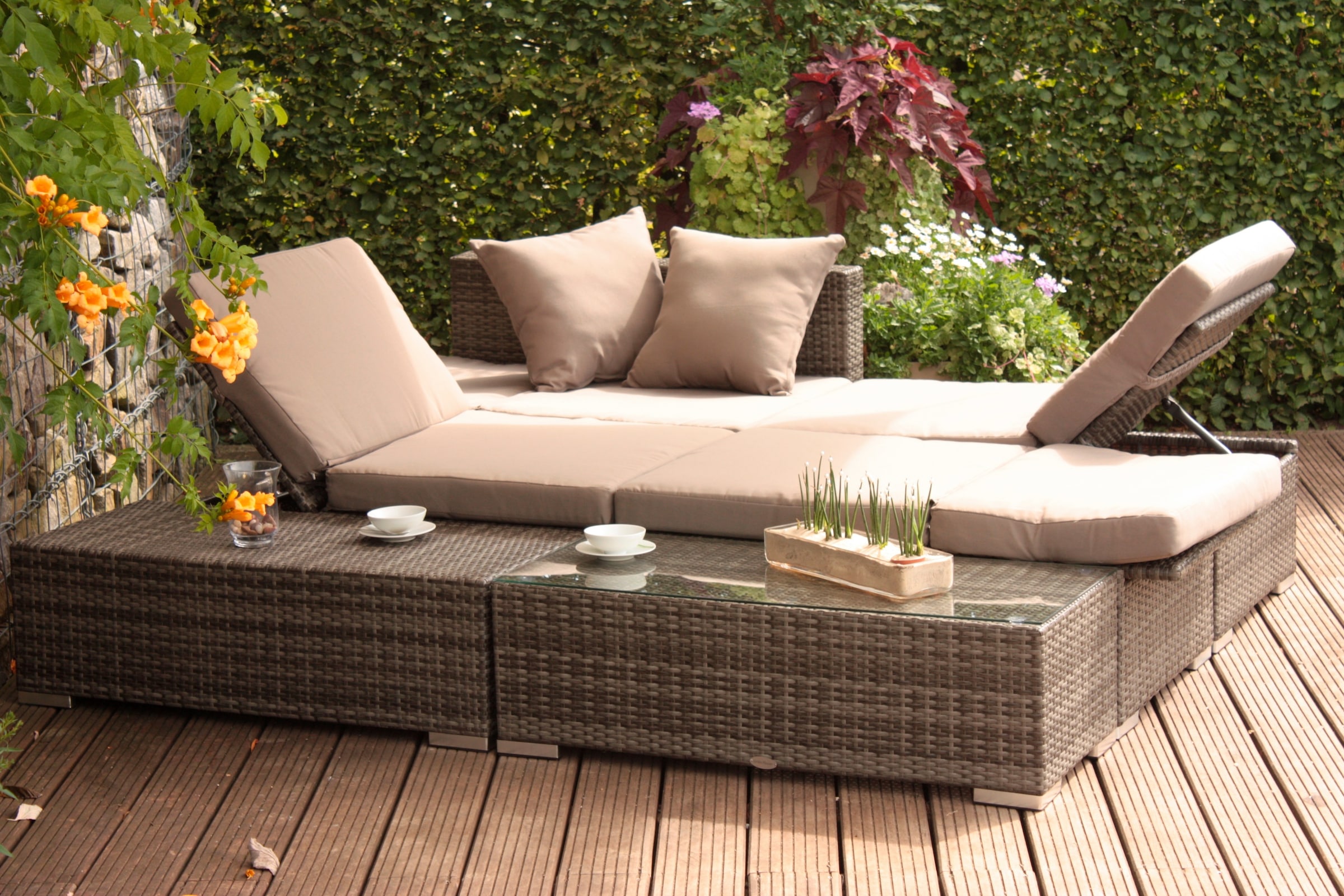 Garden Pleasure Gartenlounge-Set »Alcudia«, (Set)