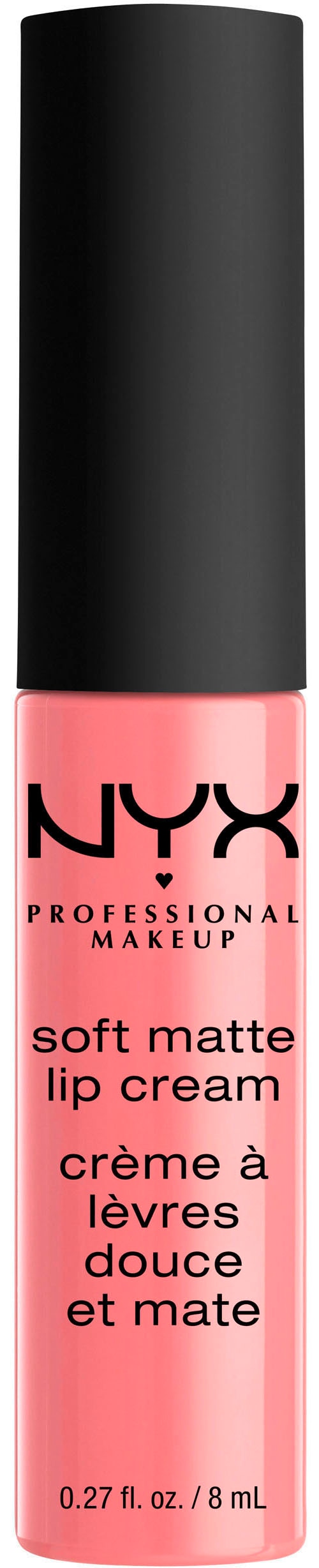 NYX Lippenstift »Professional Makeup Soft Matte Lip Cream«, mit natürlichen Inhaltstoffen