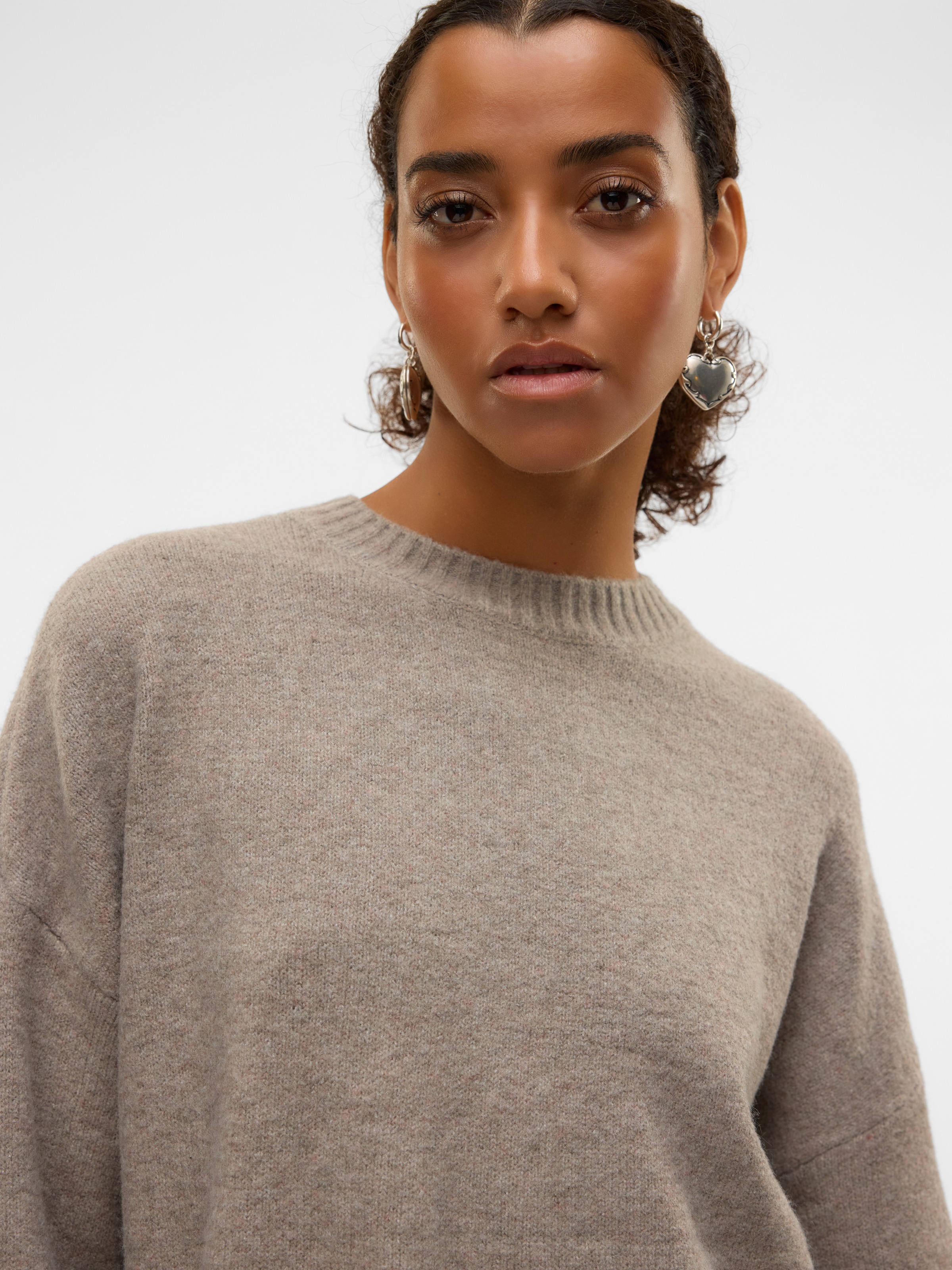 Vero Moda Strickpullover »VMBOOM LS O-NECK PULLOVER GA NOOS«