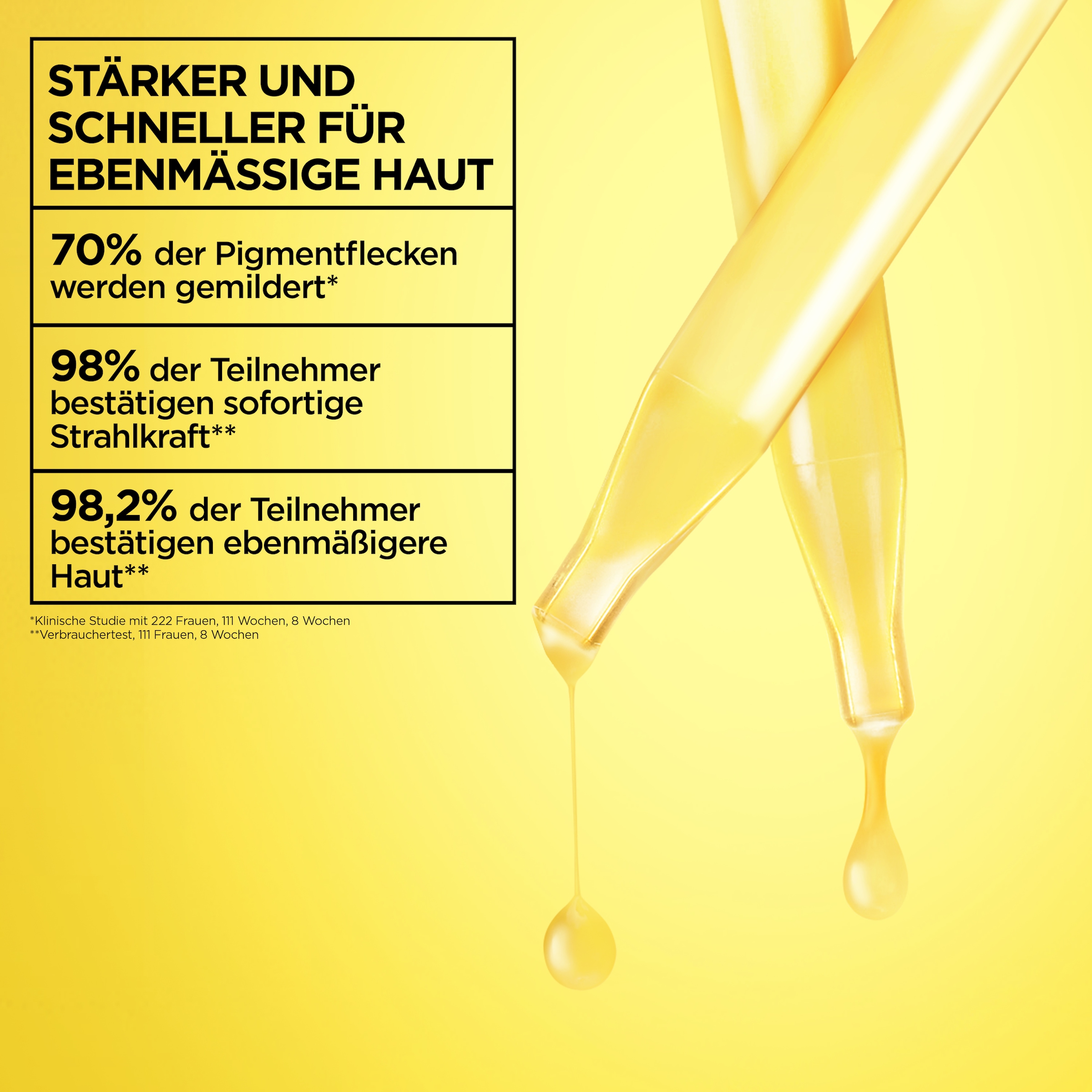 GARNIER Gesichtsserum »SKIN ACTIVE VITAMIN C« mit Vitamin C Derivat