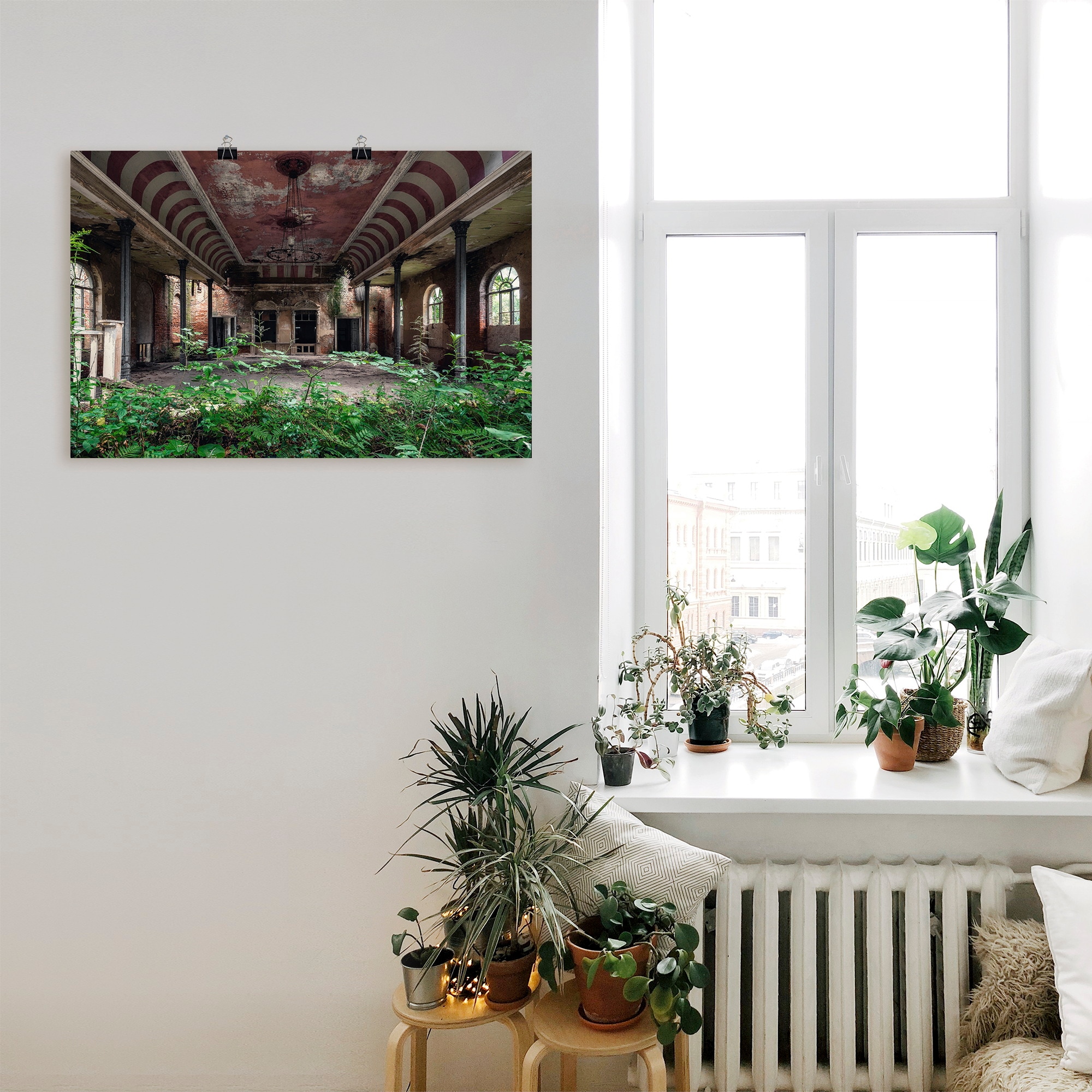 Artland Wandbild »Lost Places - Tanzsaal - verlassen« Gebäude 1 Stk. tlg. als Leinwandbild, Poster in verschied. Größen