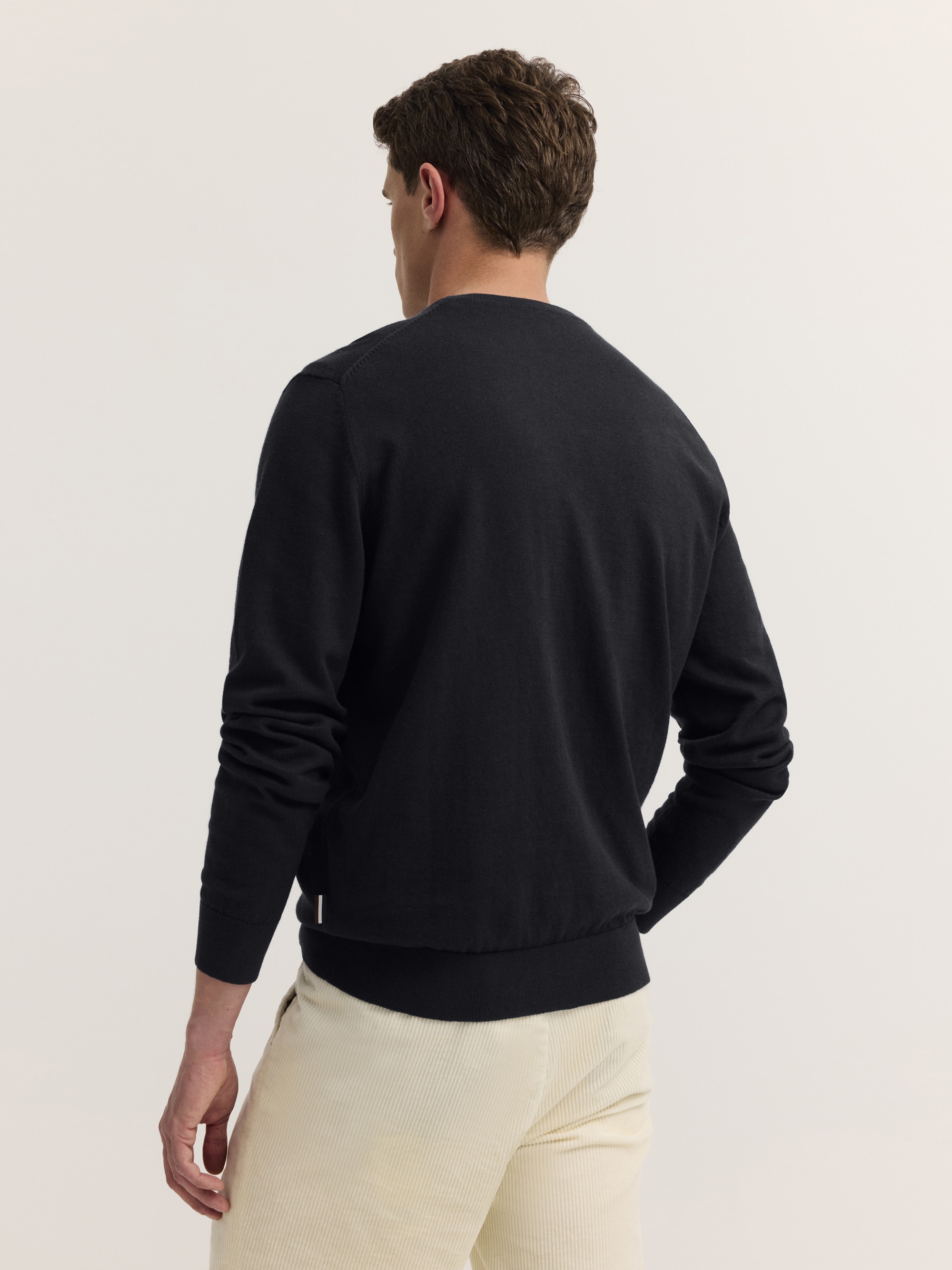 bugatti Rundhalspullover »Regular Fit« Regular Fit Baumwolle-Kaschmir Rundhals