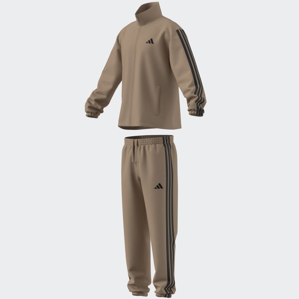 adidas Sportswear Trainingsanzug »3-STREIFEN WOVEN« 2 Stk. zweiteiliges Set, aus Polyester, mit durchgehendem Reißverschluss