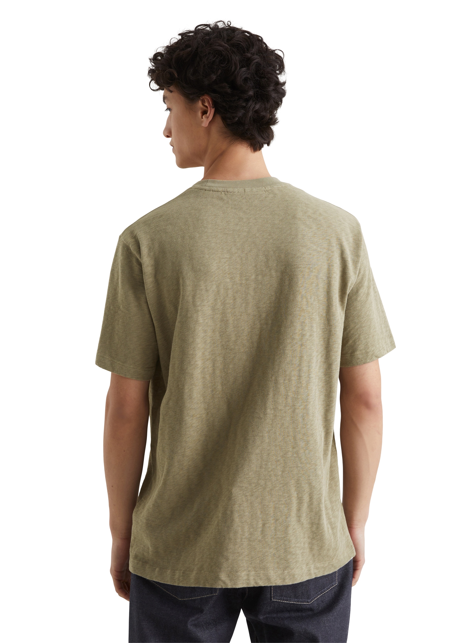 Marc O'Polo DENIM T-Shirt, mit leicht unregelmäßiger Oberfläche