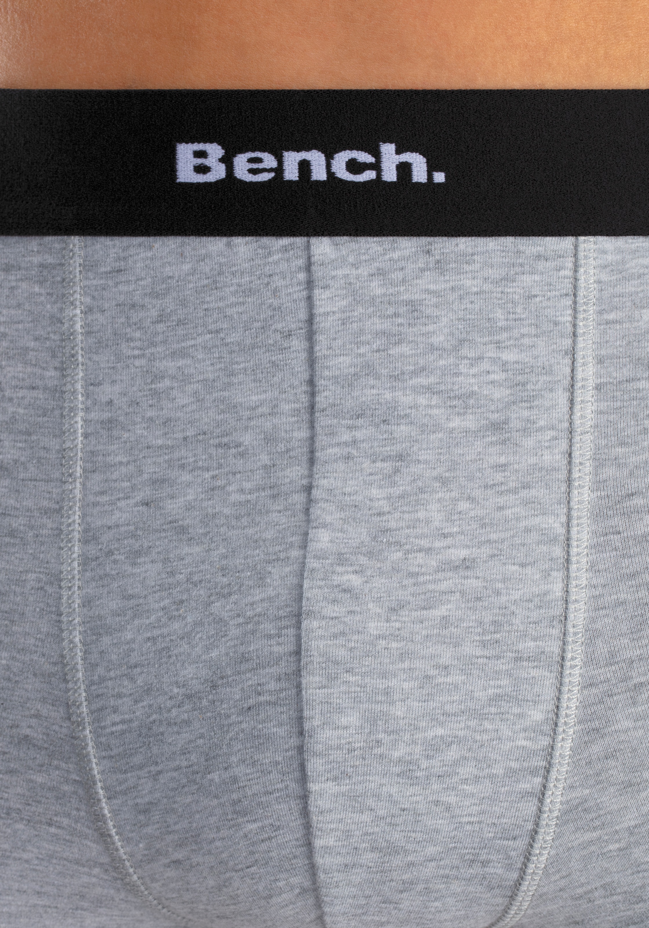Bench. Boxer »Boxershorts für Herren«, (Packung, 4 St.), Unterhosen mit kontrastfarbigem Bund