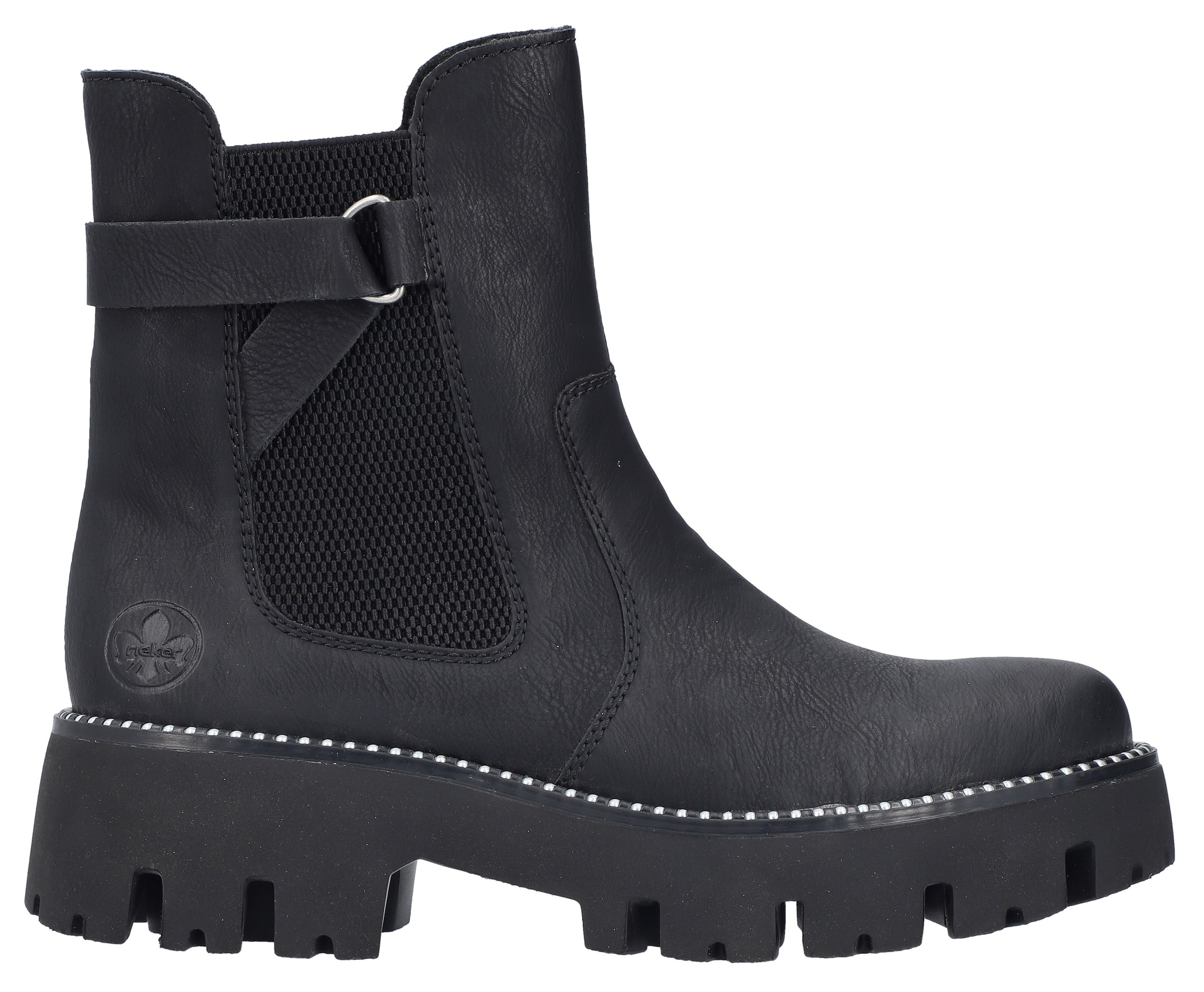 Rieker Chelseaboots, Schlupfboots, Stiefelette, Plateau, mit Innenreißverschluss