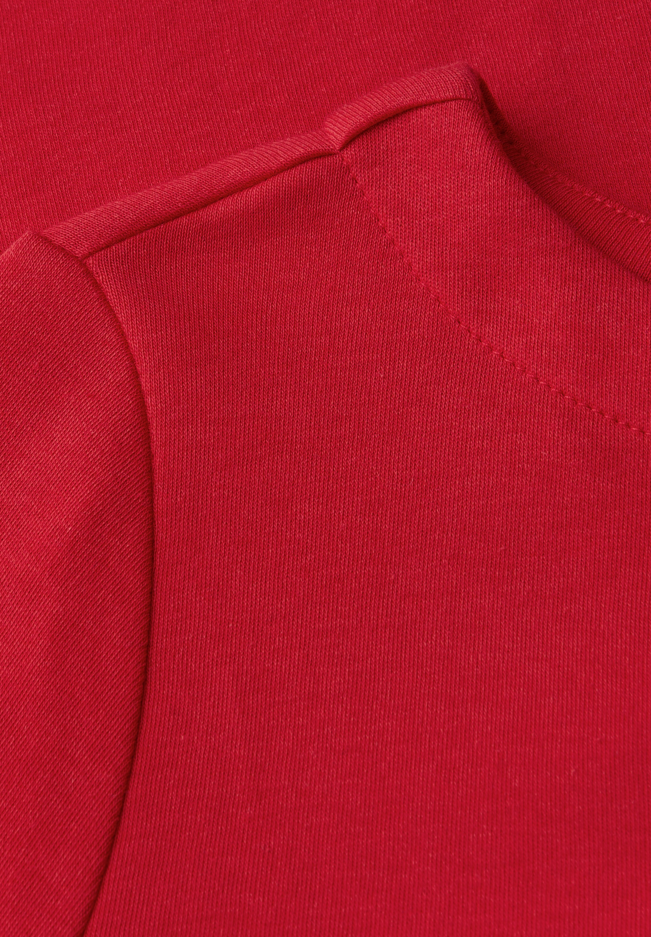 STREET ONE Langarmshirt mit Print, Wording Print im Leo-Look