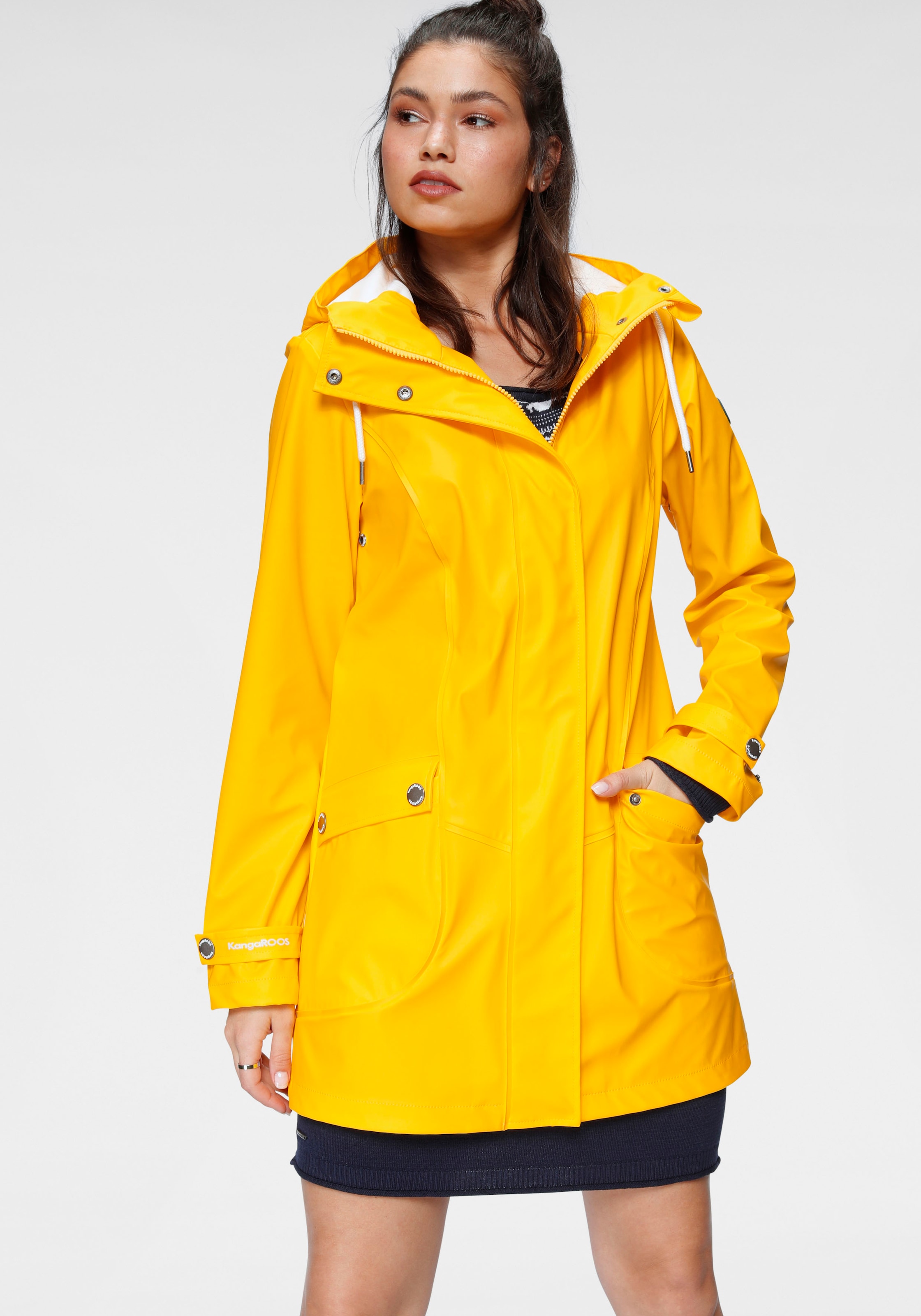 KangaROOS Regenjacke, mit Kapuze, mit reflektierenden Logo-Drucken kaufen