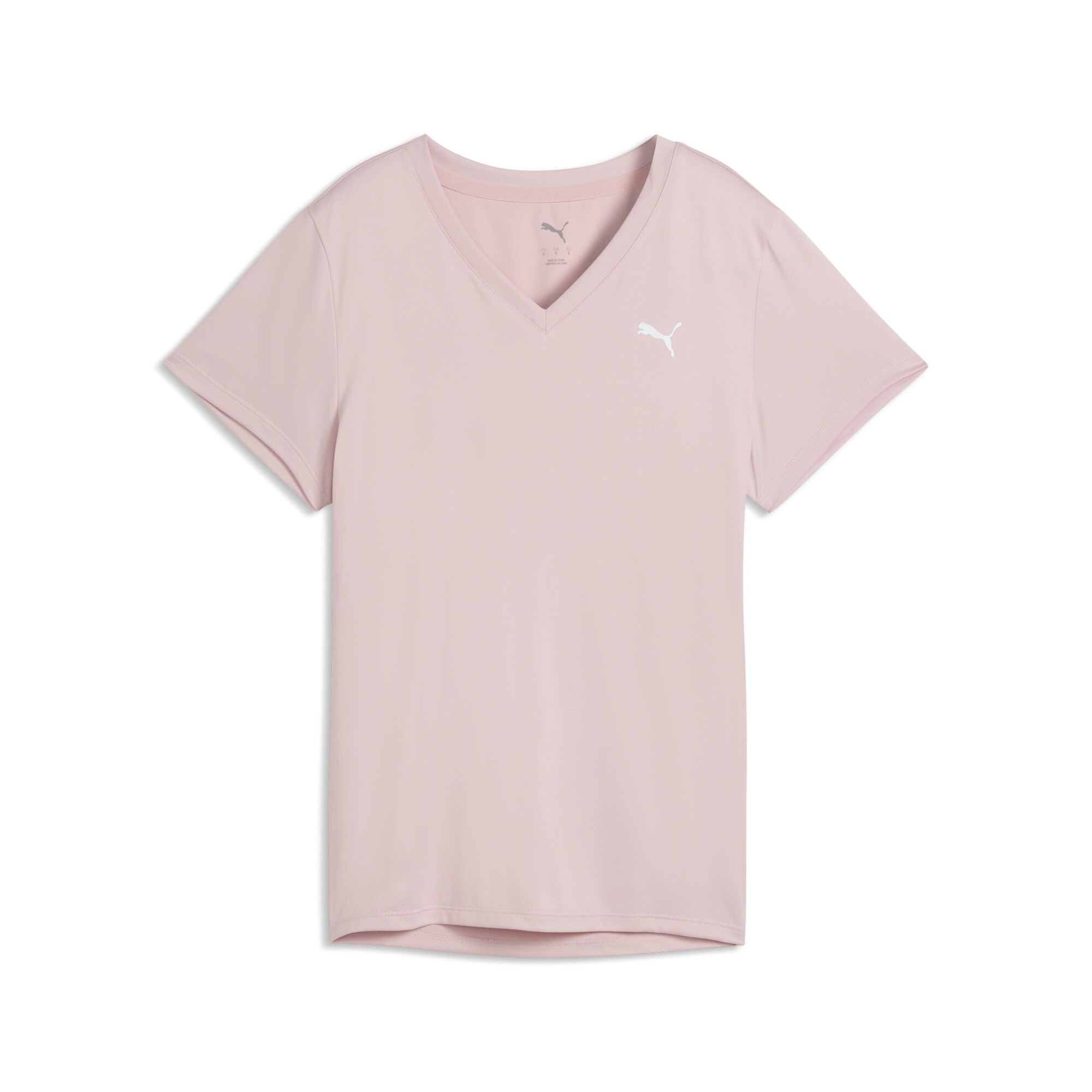 PUMA Trainingsshirt »W TAD ESSENTIAL VNECK TEE« mit DryCELL-Technologie, körperbetonter V-Ausschnitt, Kurzarmdesign