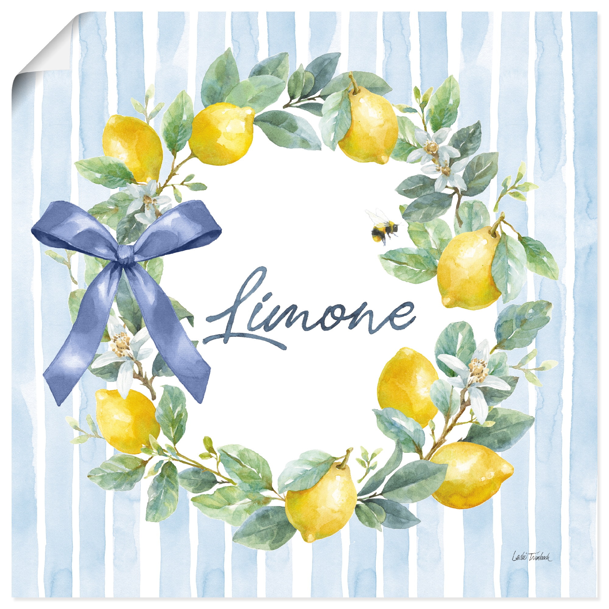 Artland Wandbild »Le Citron IV« Arrangements 1 Stk. tlg. als Alubild, Leinwandbild, Poster, Wandaufkleber in verschied. Größen