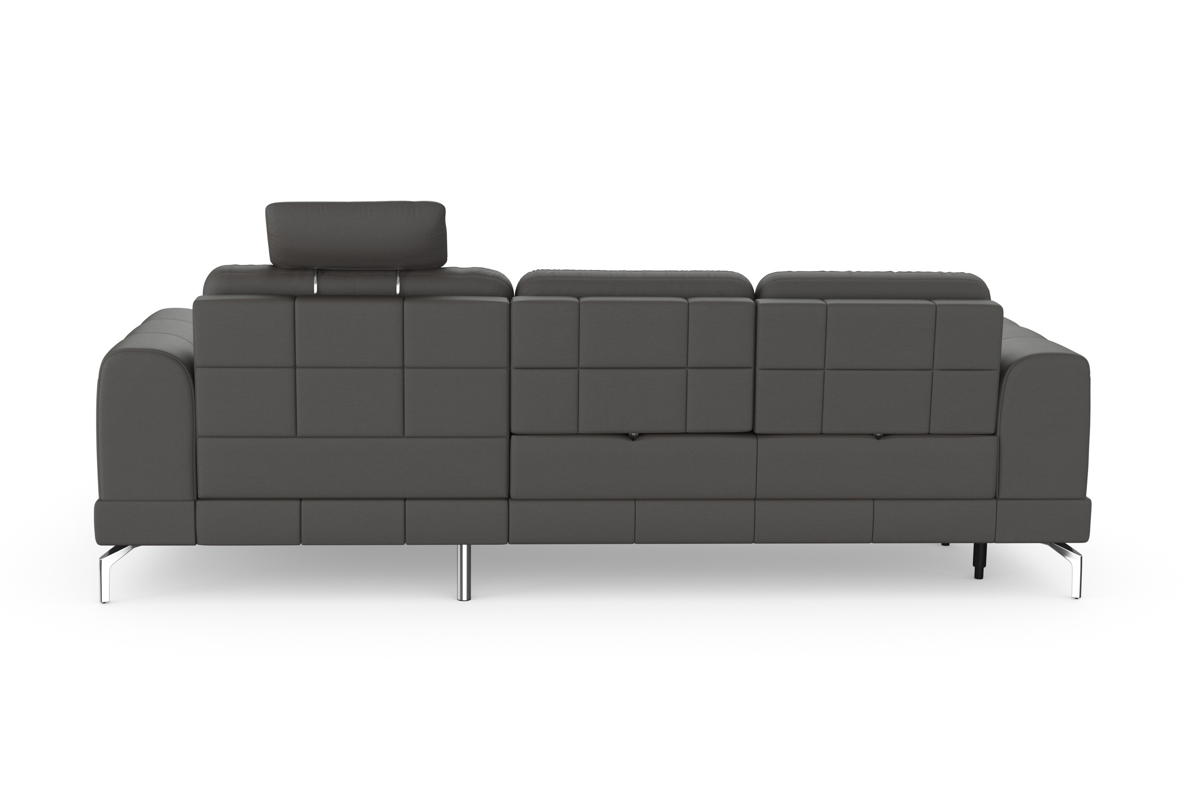 sit&more Ecksofa »Bendigo L-Form«, inklusive Sitztiefenverstellung, Bodenfreiheit 15 cm, 2 Fußfarben