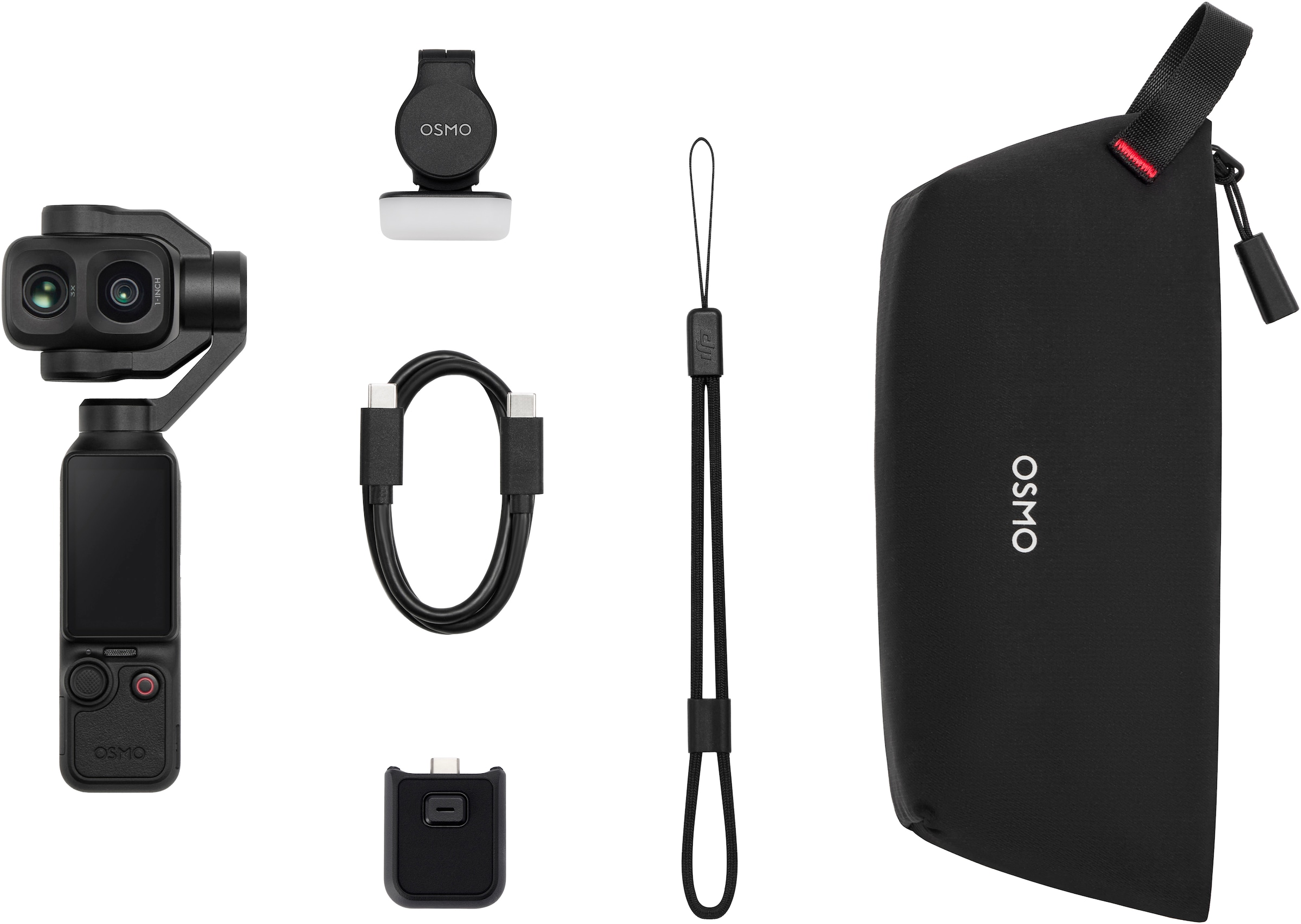 DJI Kompaktkamera »Osmo Pocket 4P (Pro) Standard Combo« , 37 , 3 fach fach x opt. Zoom , Bluetooth