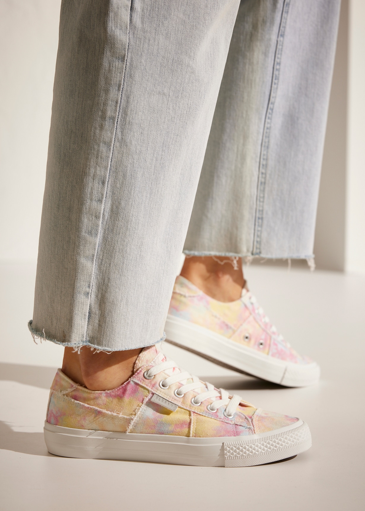 Elbsand Sneaker, Schnürhalbschuh, Freizeitschuh aus Textil, Used-Look VEGAN