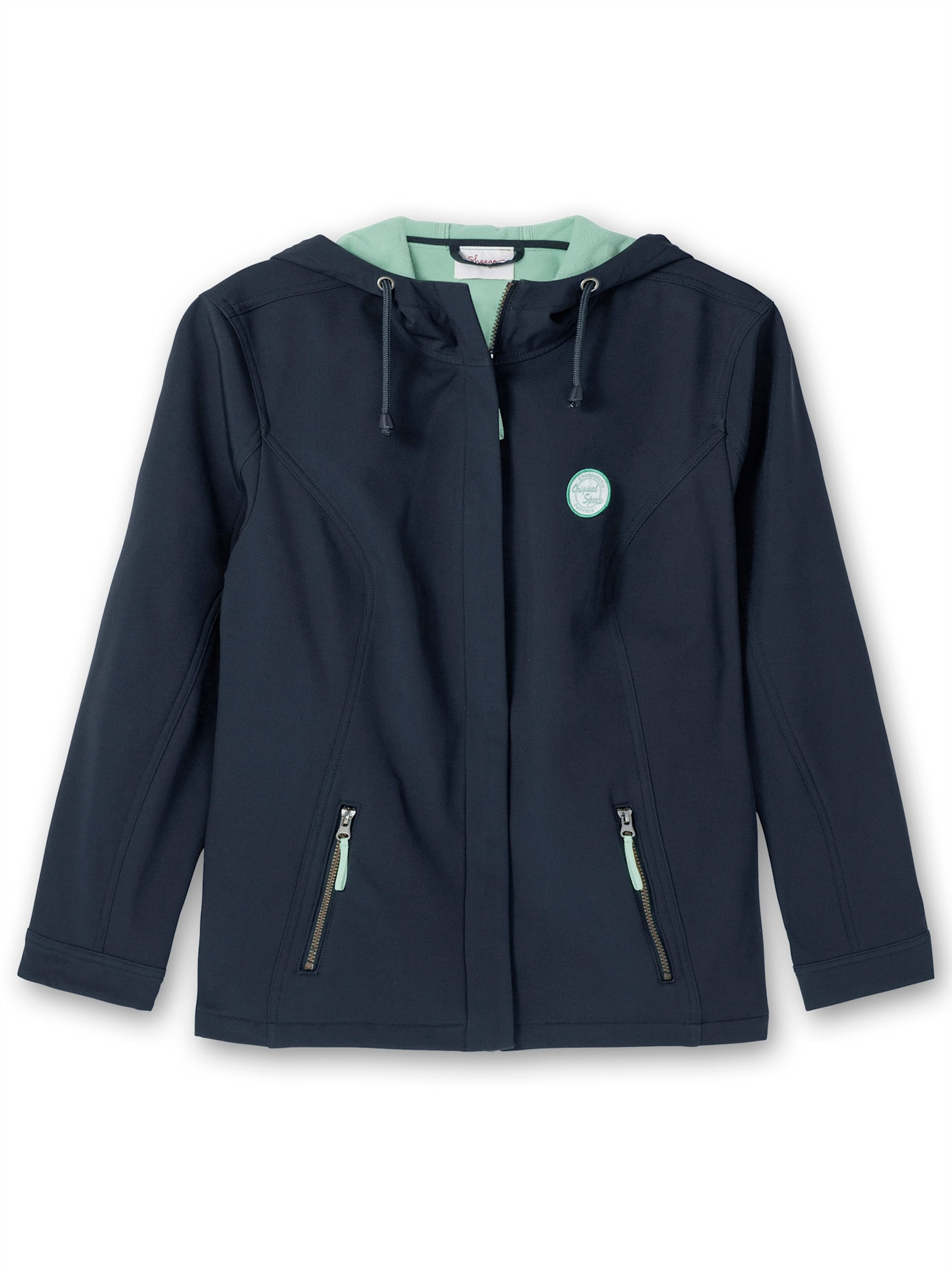 Sheego Softshelljacke, mit Kapuze