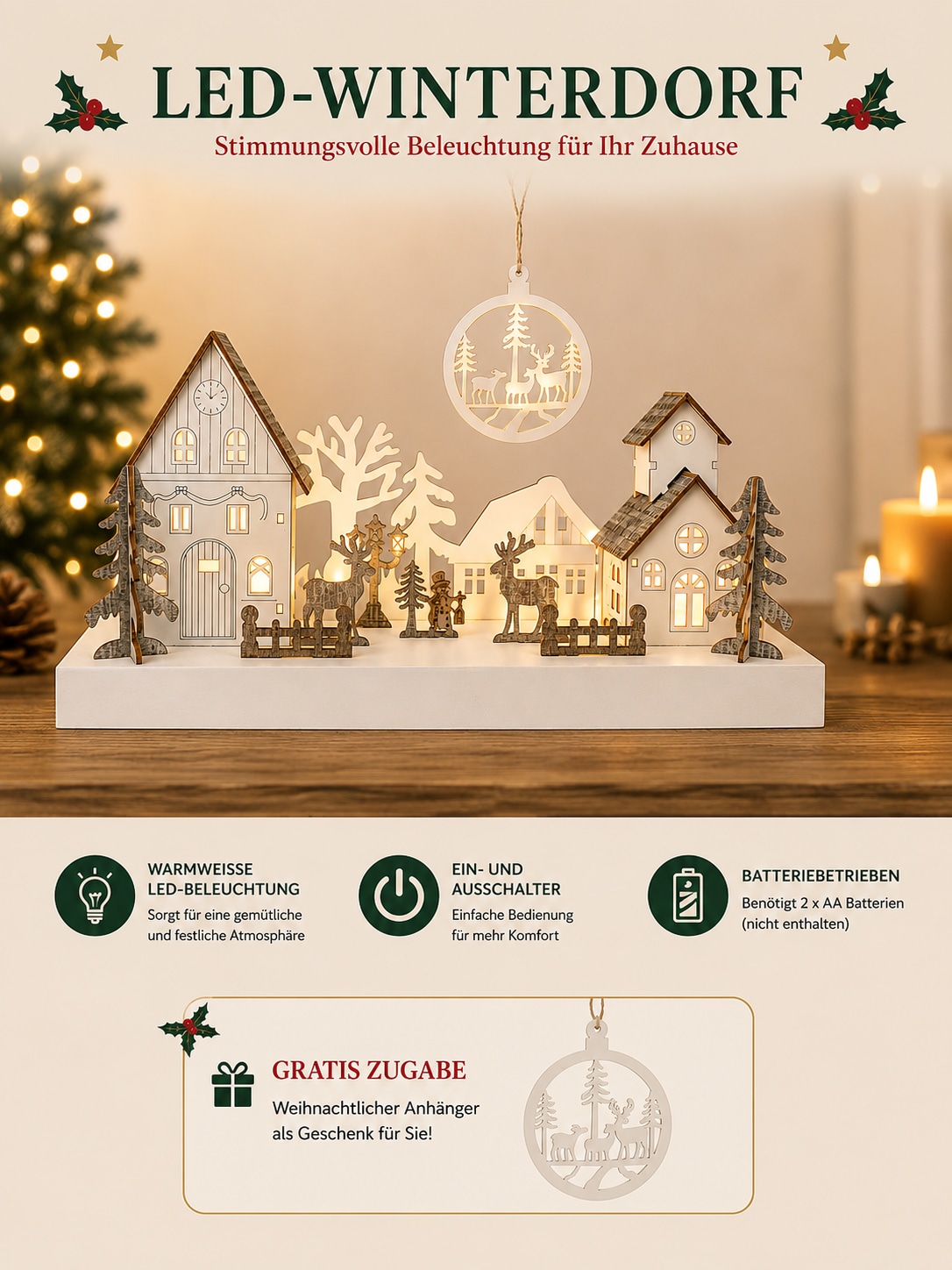 OTTO home Weihnachtsdorf »Weihnachtsszene«