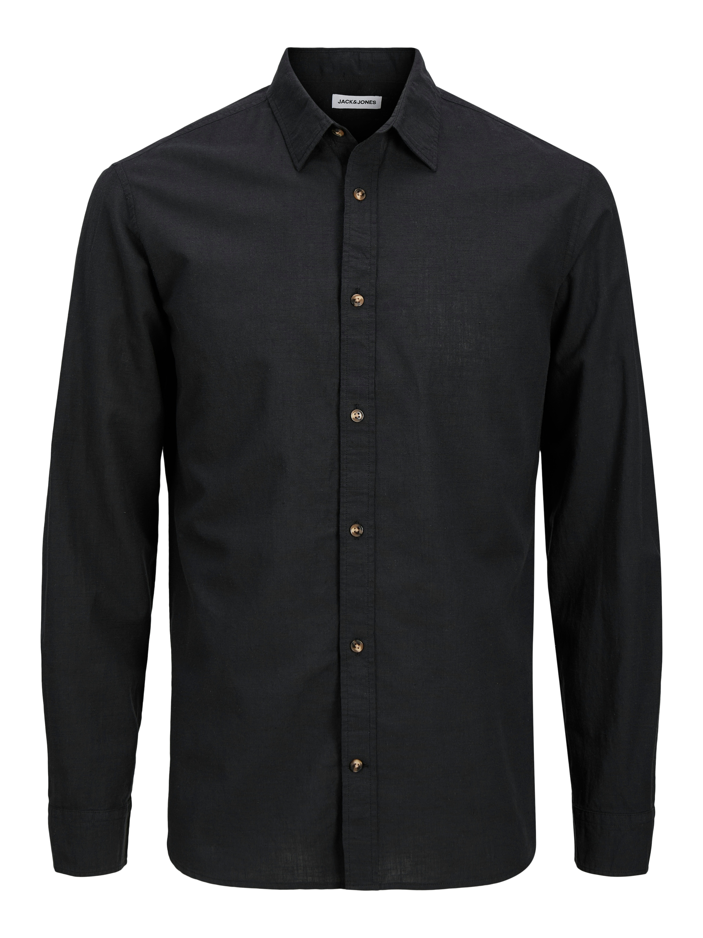 Jack & Jones Langarmhemd »JJESUMMER SHIRT LS SN«, mit Hemdkragen