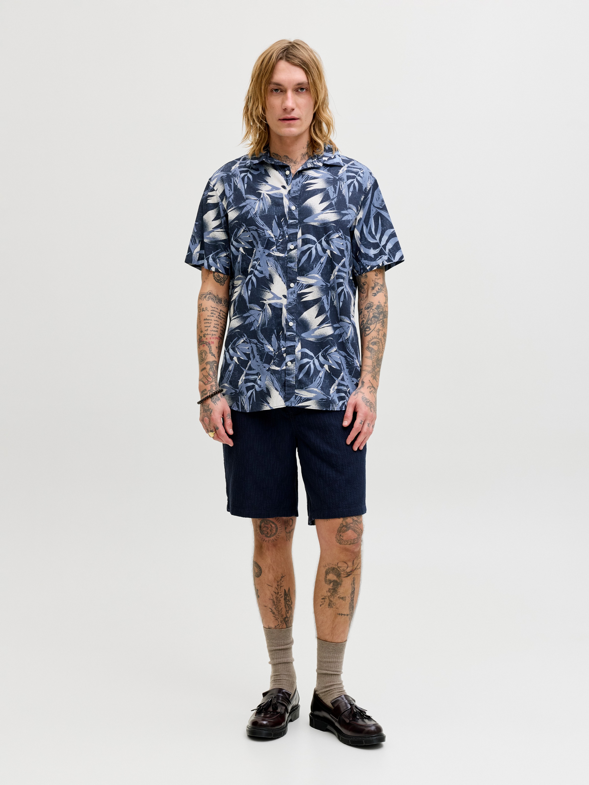 Jack & Jones Kurzarmhemd »JJHONOLULU AOP SHIRT SS«