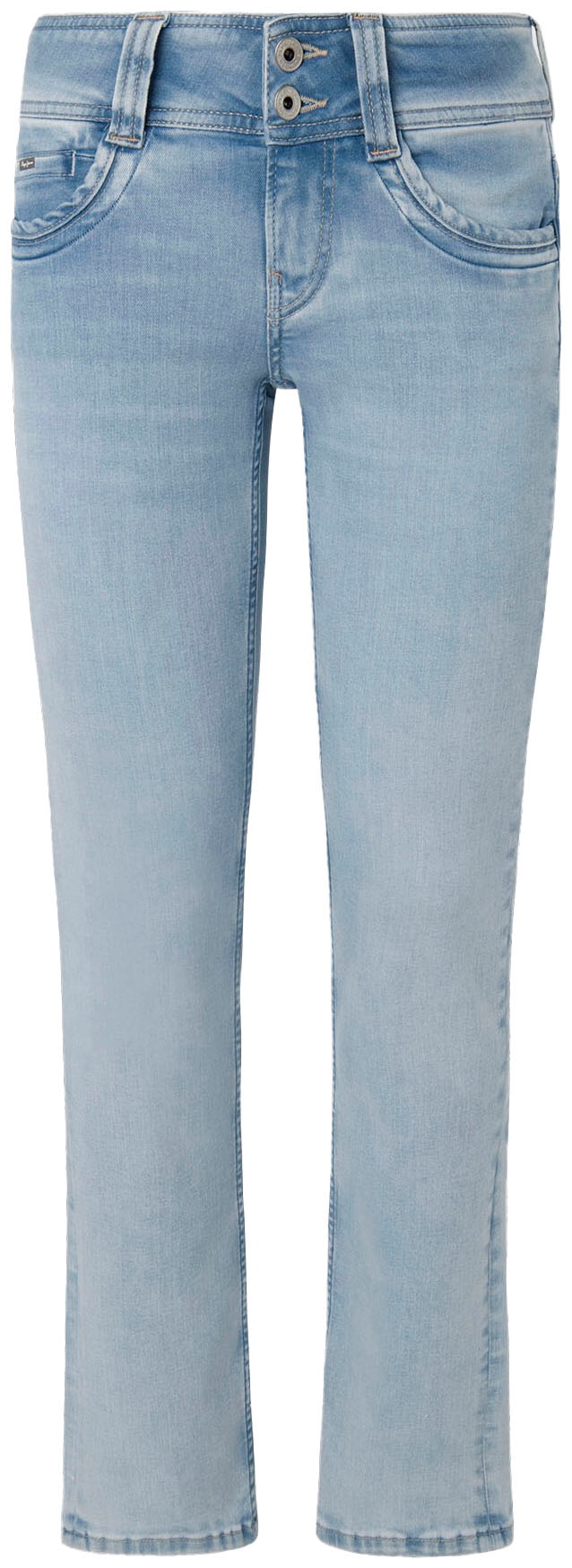 Slim-fit-Jeans, mit 2-Knopf-Verschluß