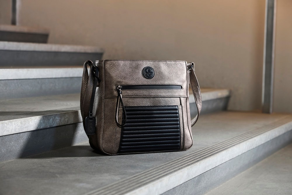 Rieker Umhängetasche, Schultertasche, Damen-Handtasche, mit praktischen Fächern