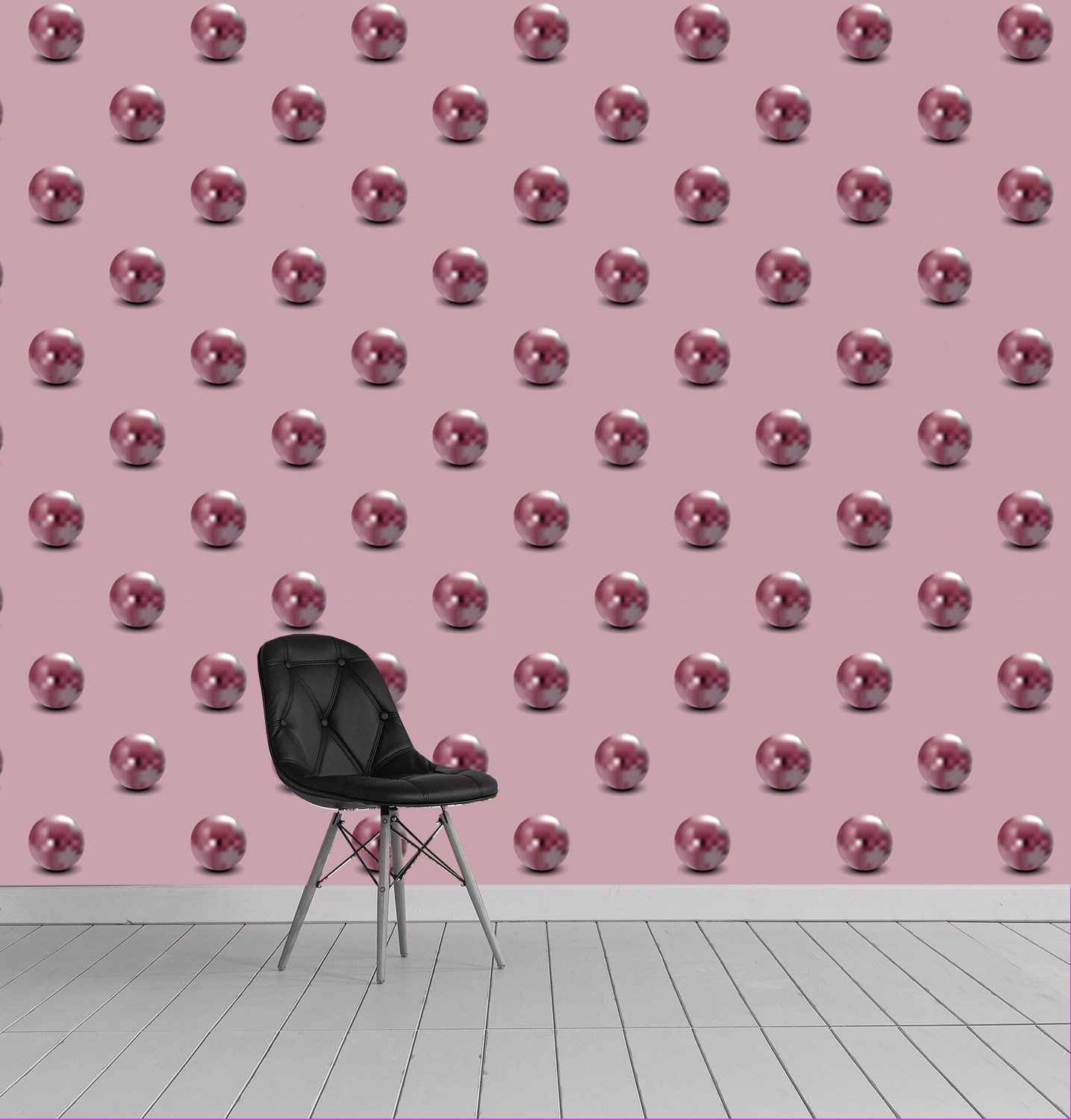 queence Vinyltapete »Inoica« 3D-Optik | Motiv | bedruckt | gemustert | gepunktet glatt 90x250cm, selbstklebend, kinderleichte Anbringung, , Sticker