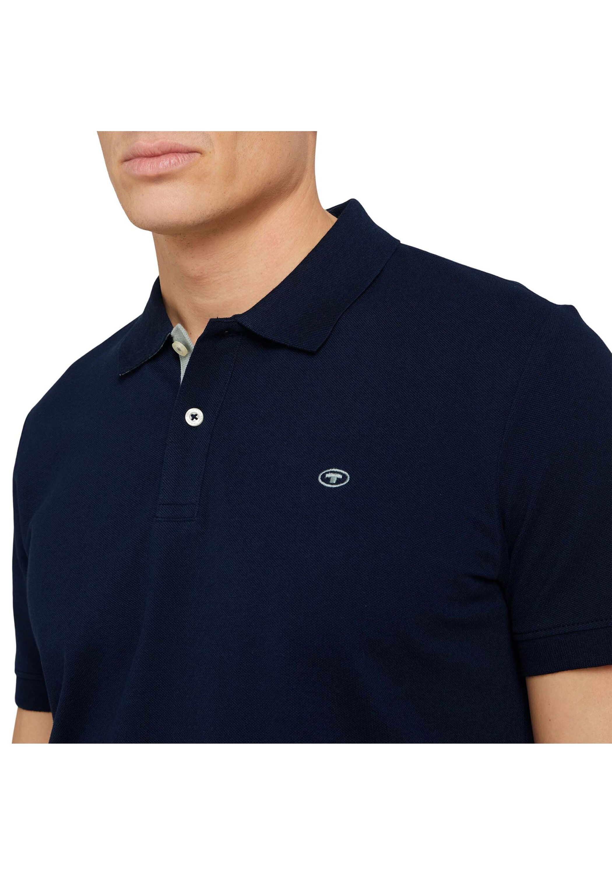 TOM TAILOR Poloshirt »Poloshirt Basic Polo With Contrast 3er Pack« 3