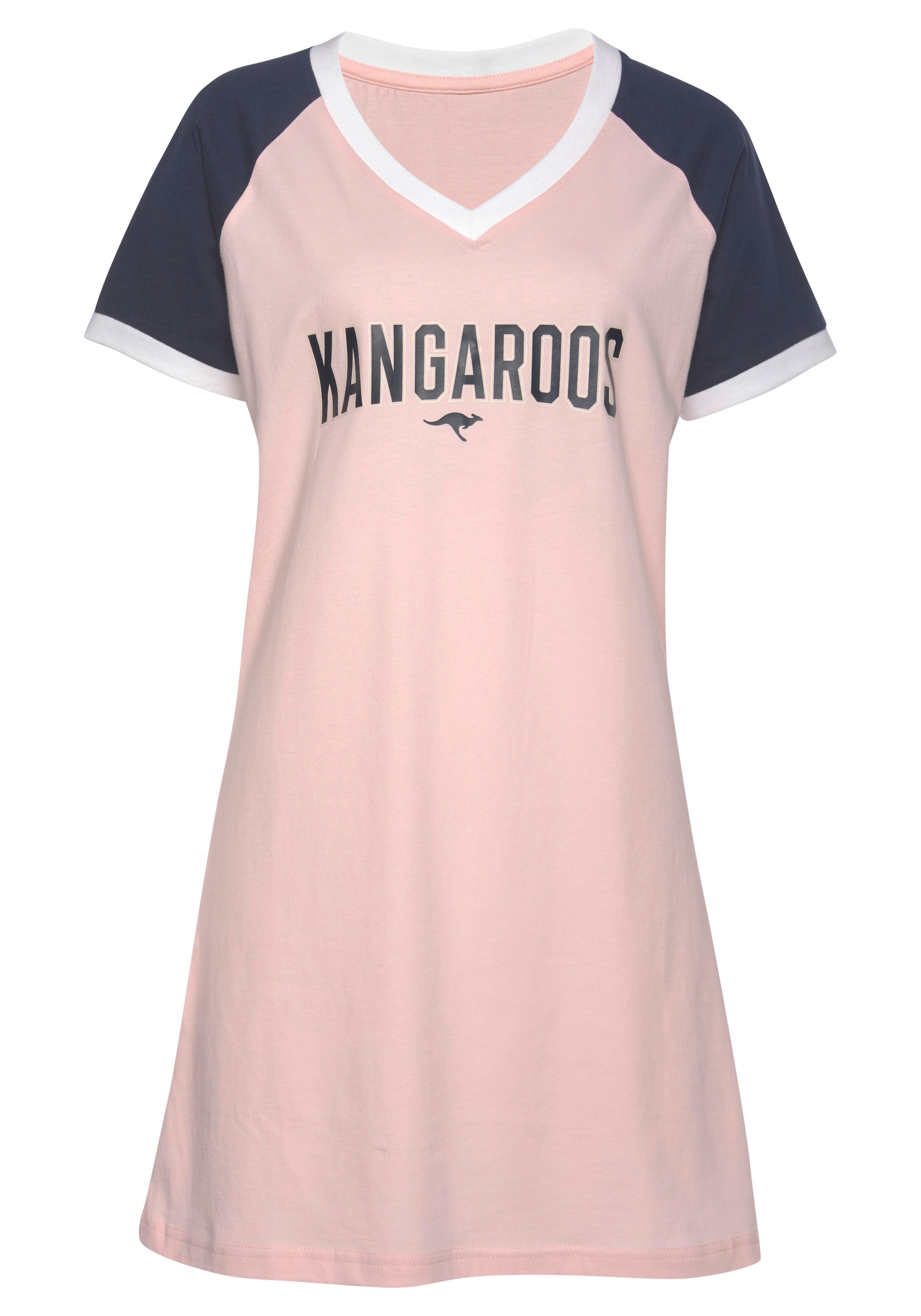 KangaROOS Bigshirt, mit kontrastfarbenen Raglanärmeln online bei OTTO