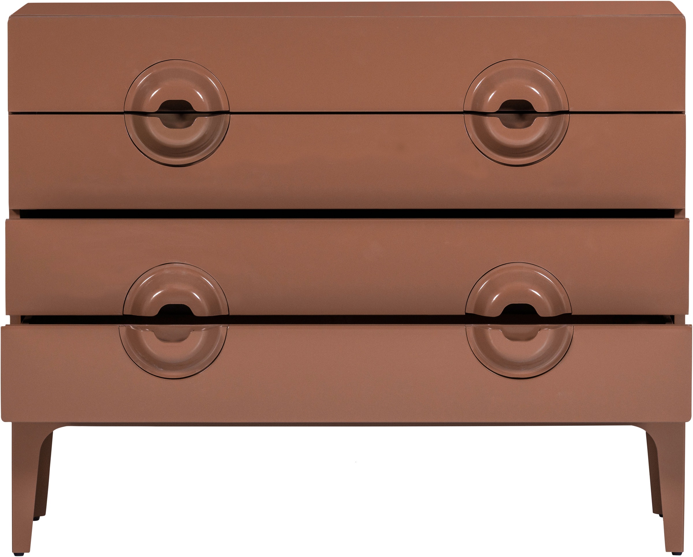 WOOOD Sideboard »Merge mit Eukalyptusholz und Dämpfung Funktion B 110 x T 44 x H 89 cm« Tragkraft 150 kg, vollständig montiert geliefert, sichtbare Maserung