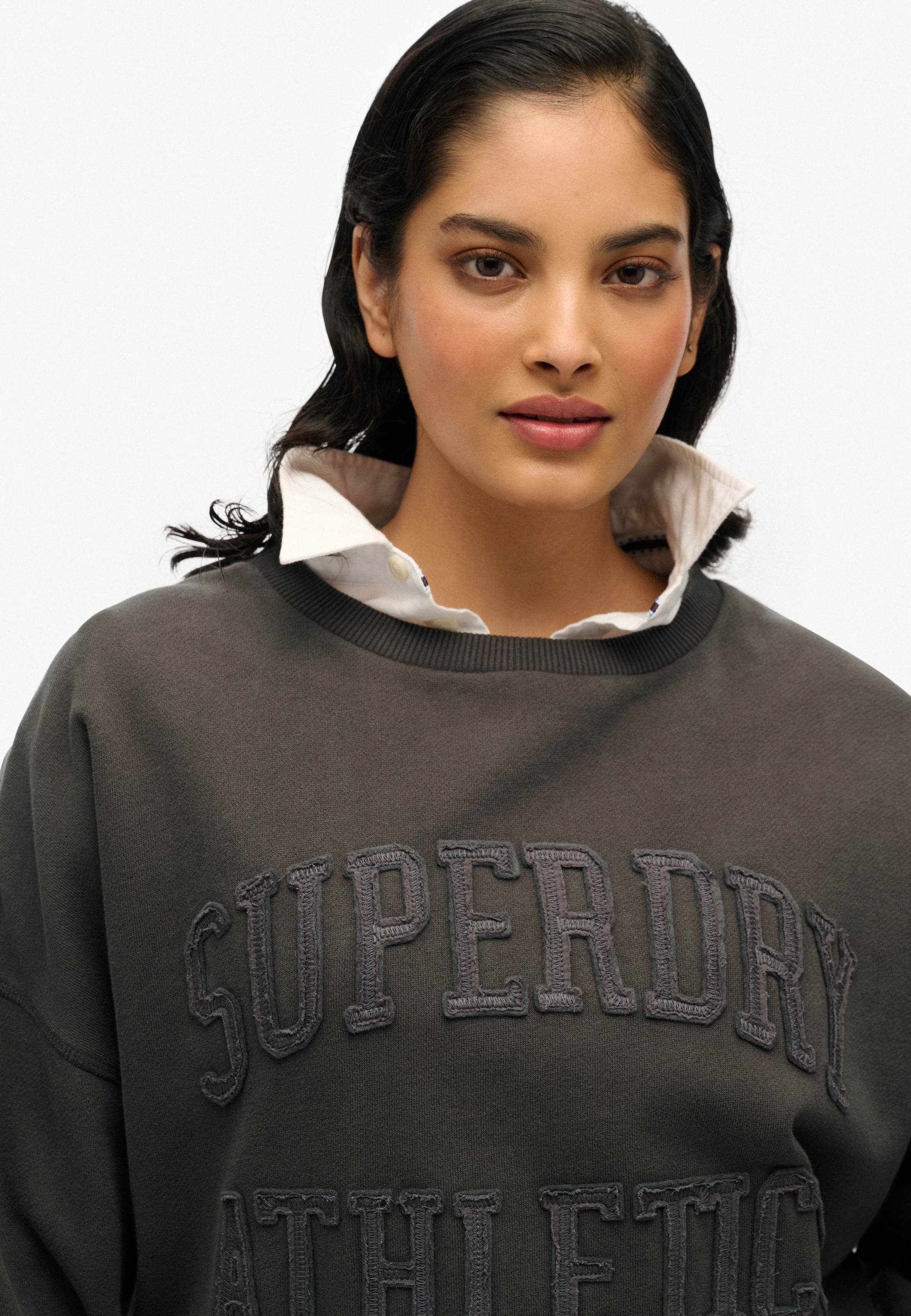 Superdry Sweatshirt »ATHLETIC TONAL APPLIQUE CREW«
