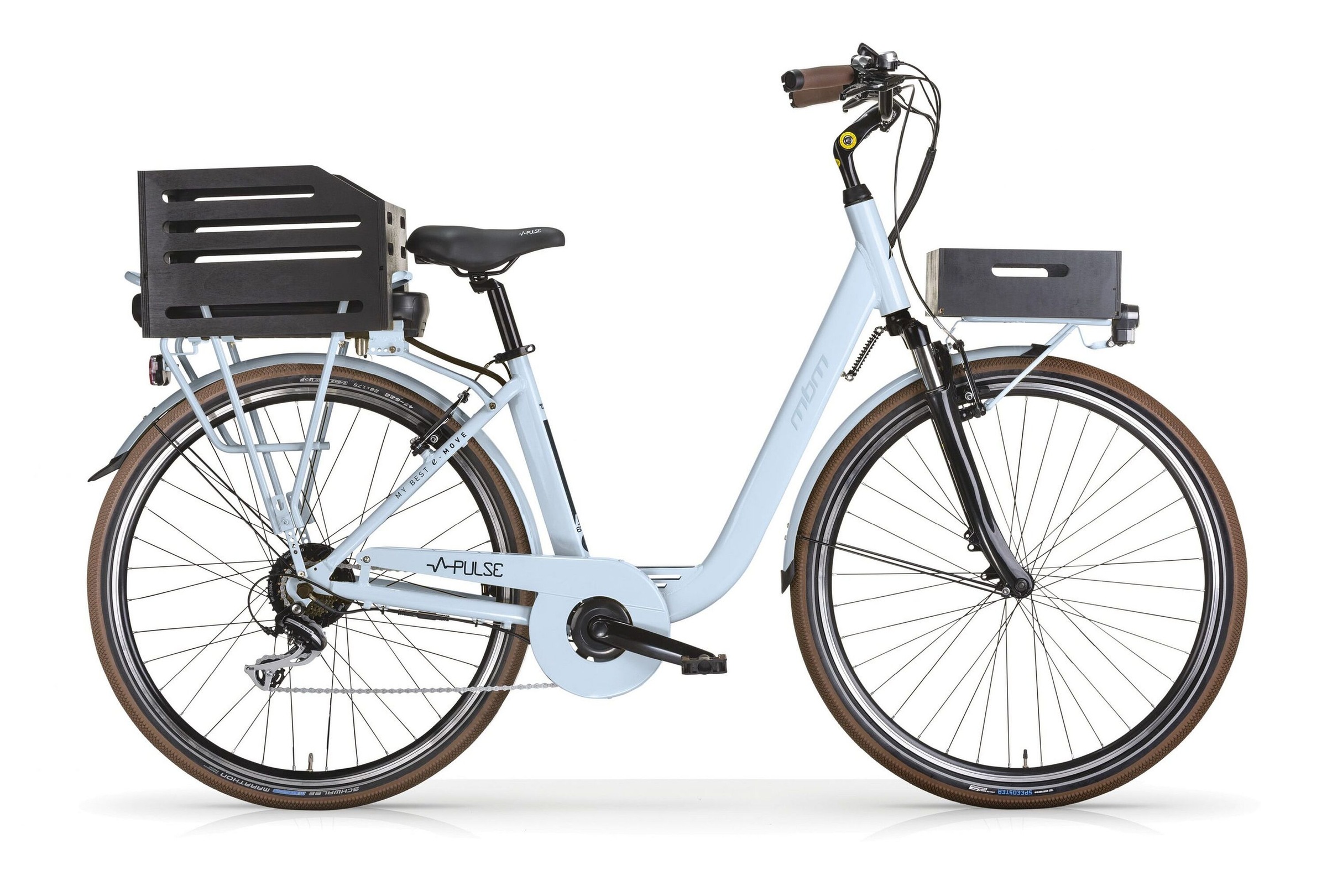 MBM E-Bike »Elektro-Citybike PULSE Lady 28 Zoll«, Shimano